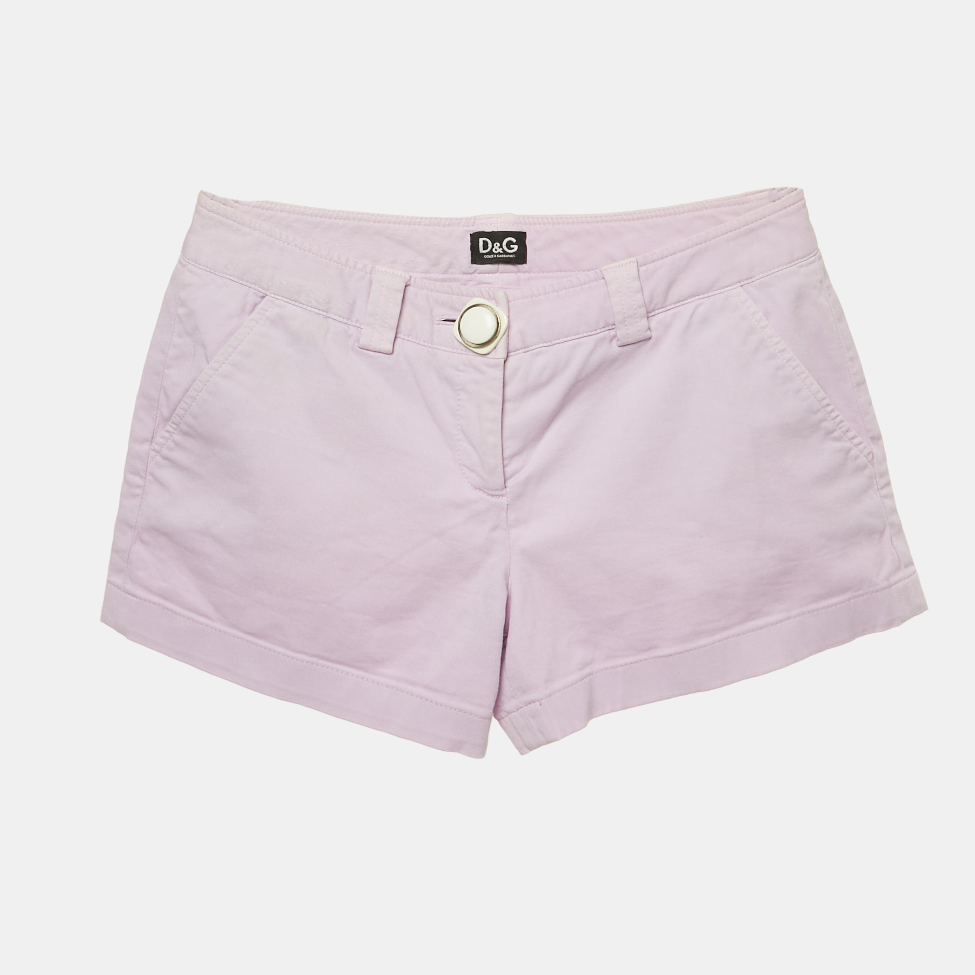 D&G Purple Cotton Shorts XS Waist 26"