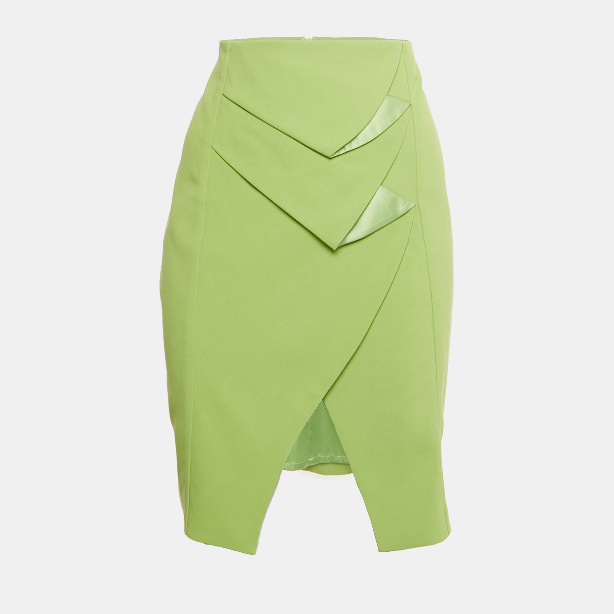 Emporio Armani Green Crepe Pencil Skirt M