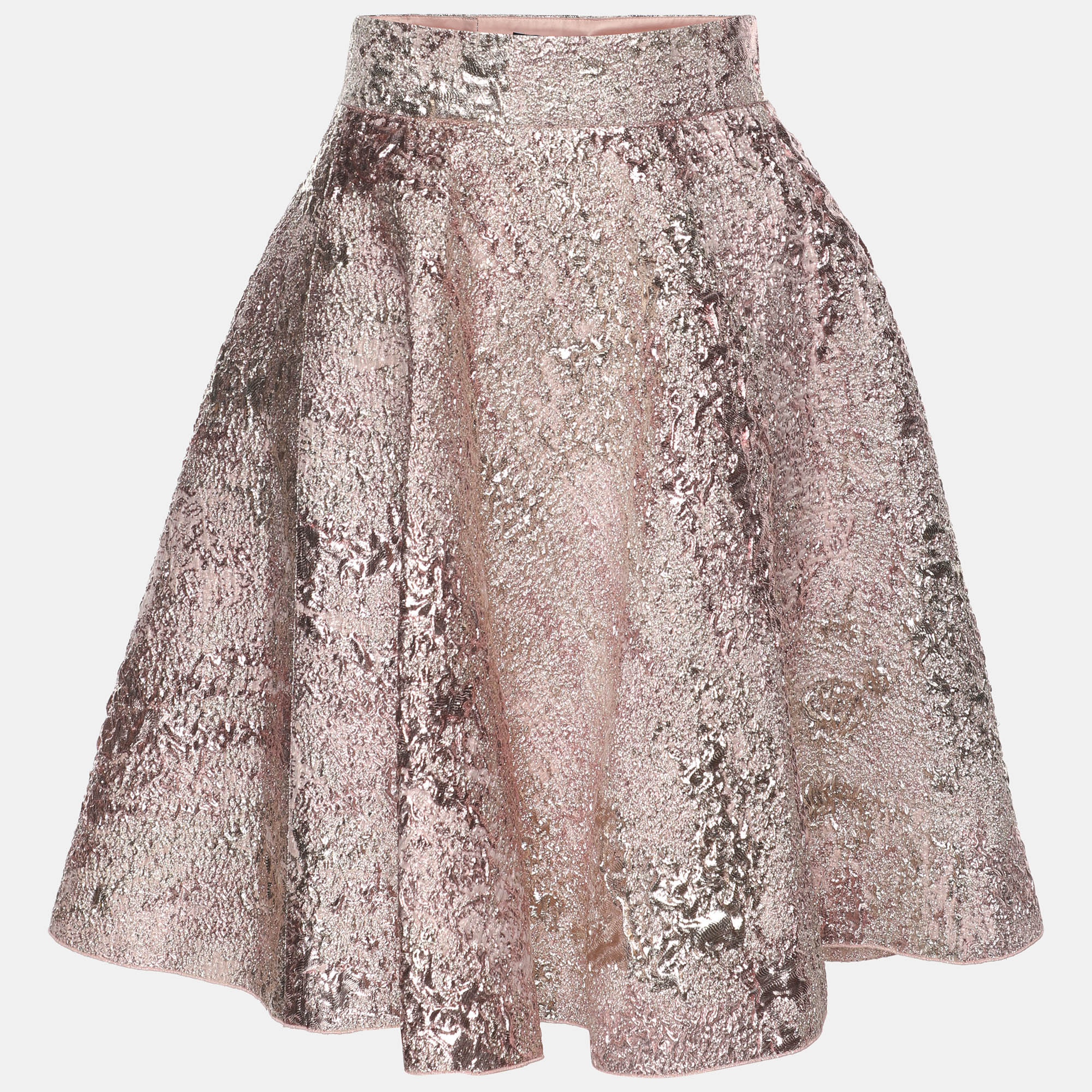 Dolce & Gabbana Metallic Lurex Mini Skirt