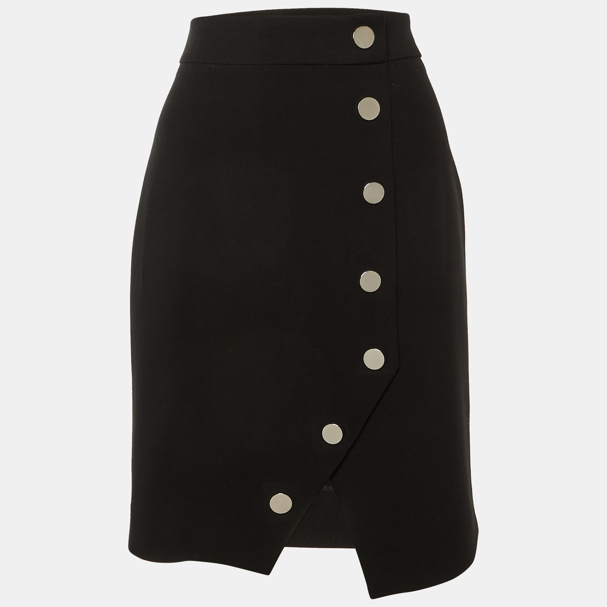 Maje Black Crepe Jipa Pencil Skirt M