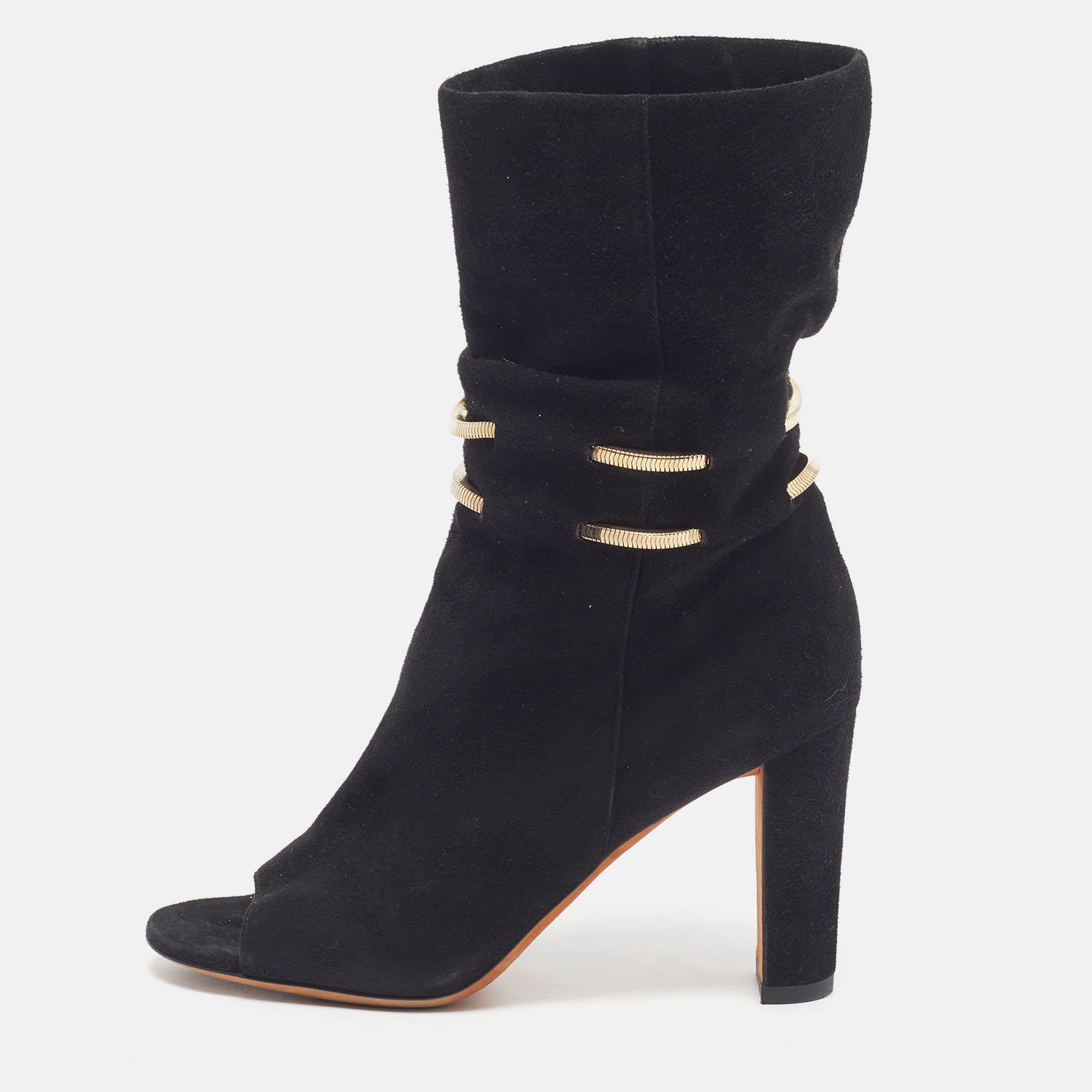 Jimmy Choo Legion Size 36 Black Black Suede Ankle Length Boots