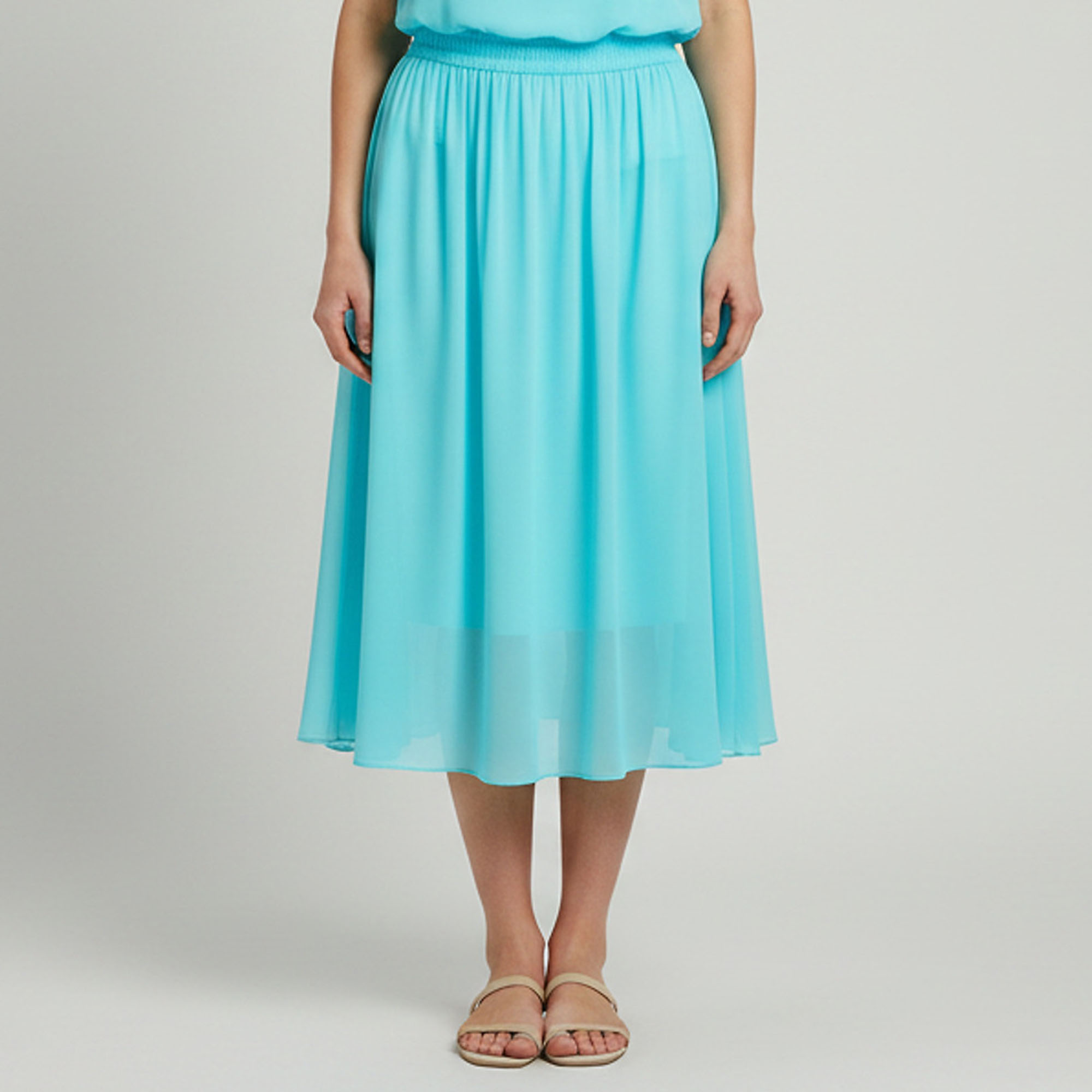Emilio Pucci Blue Jersey Midi Skirt