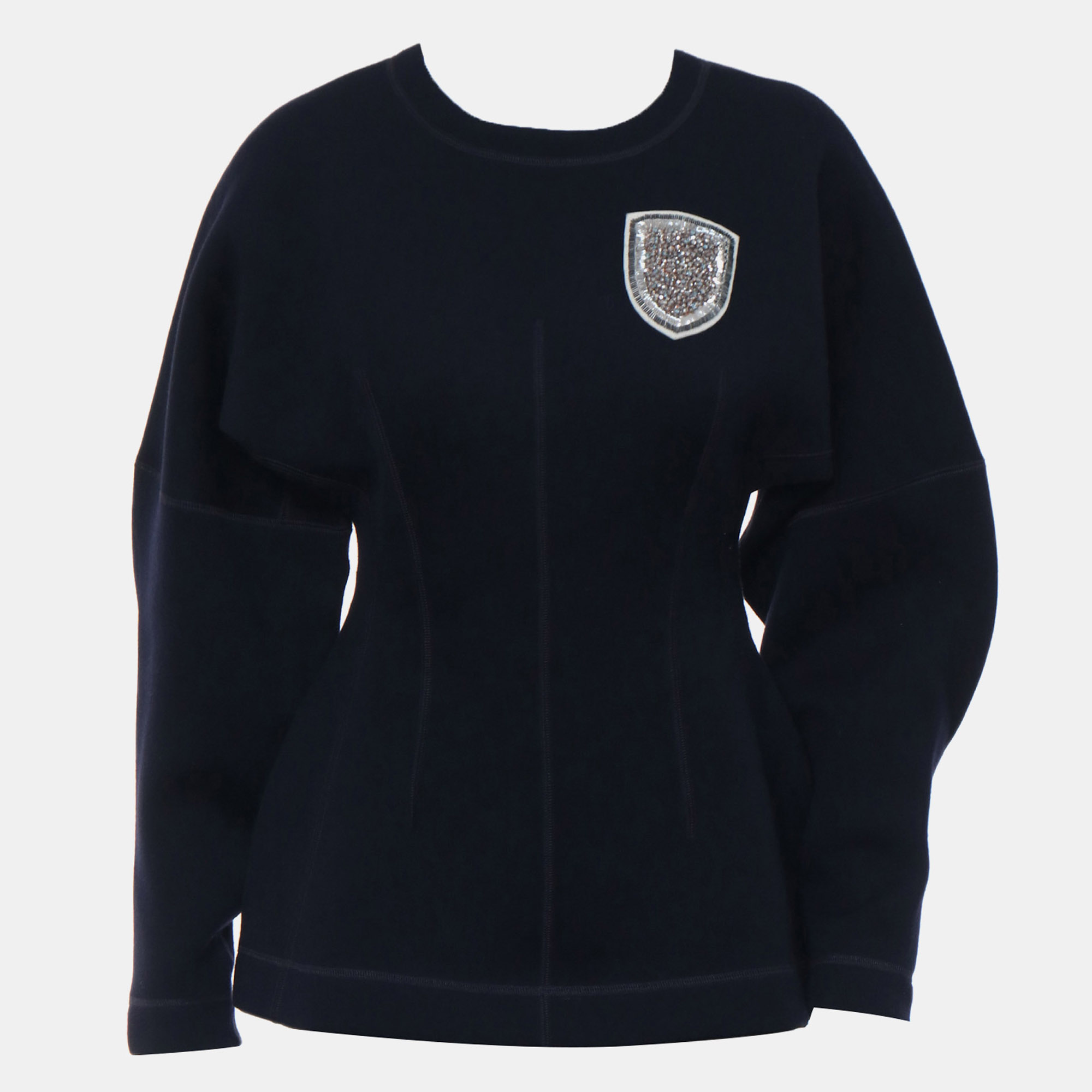 Dior Embellished Diorama Long Sleeve Top