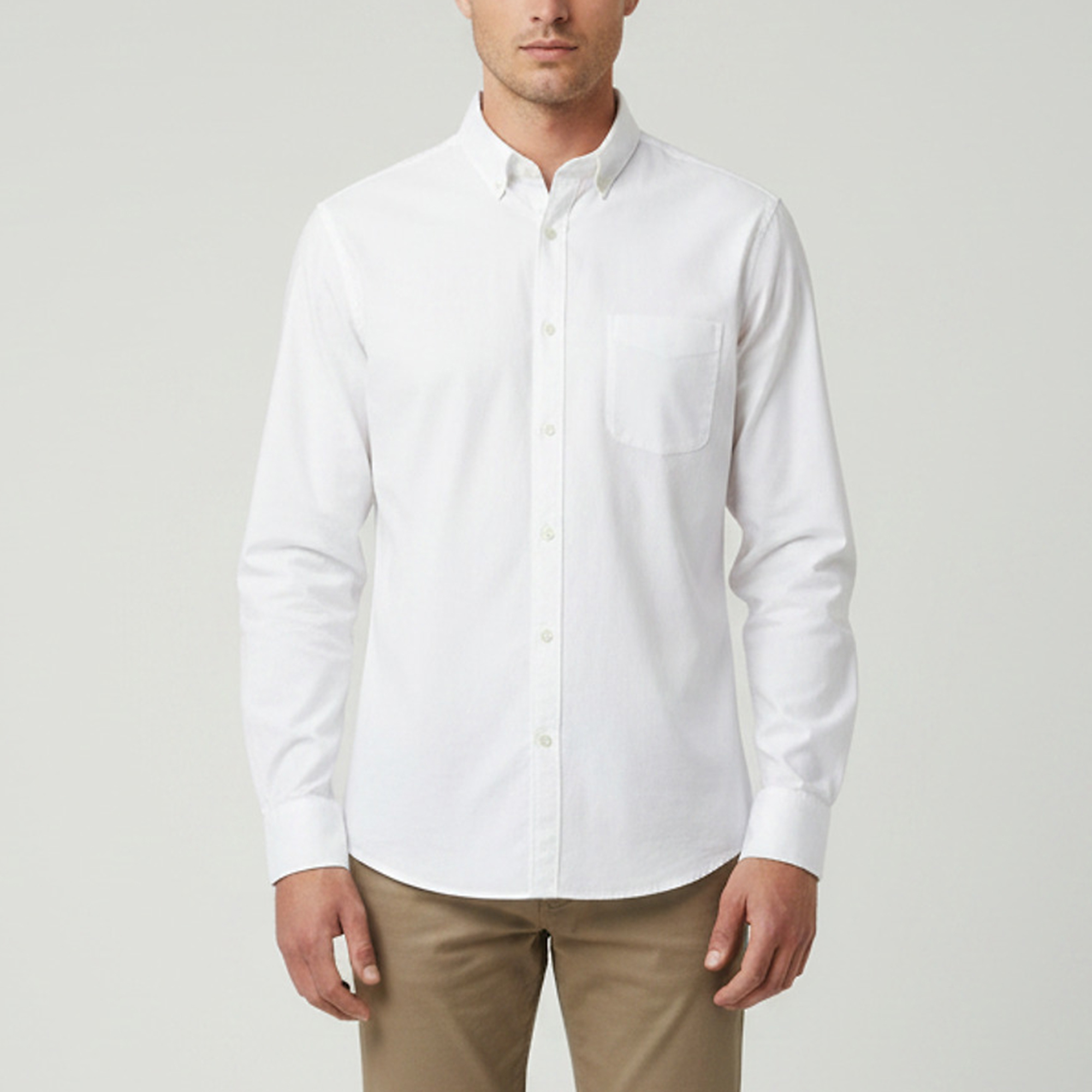 Gucci White Logo Embroidered Cotton Zagir Shirt XL