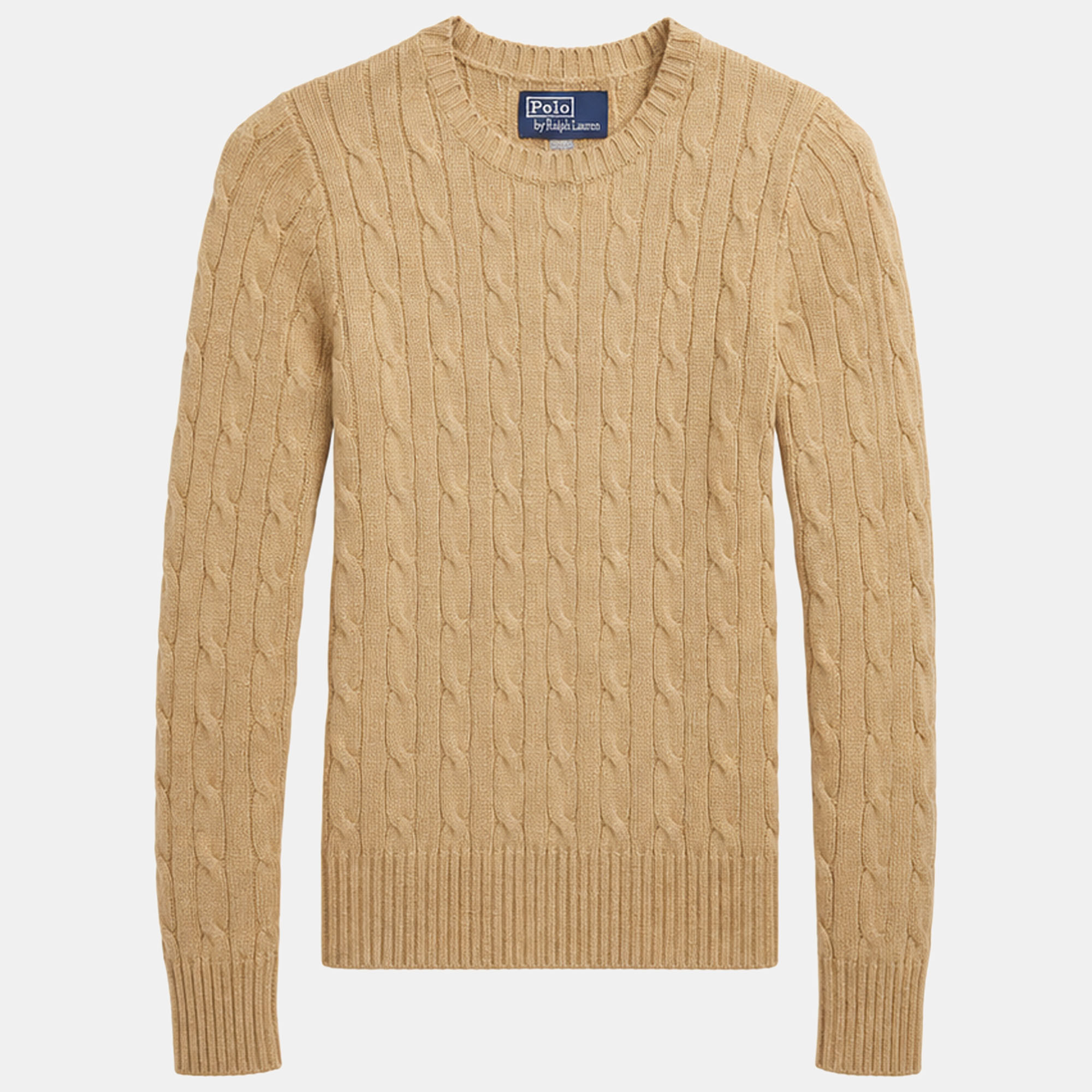 Polo Ralph Lauren Kids Beige Cashmere Cable Knit Pullover 8 Yrs
