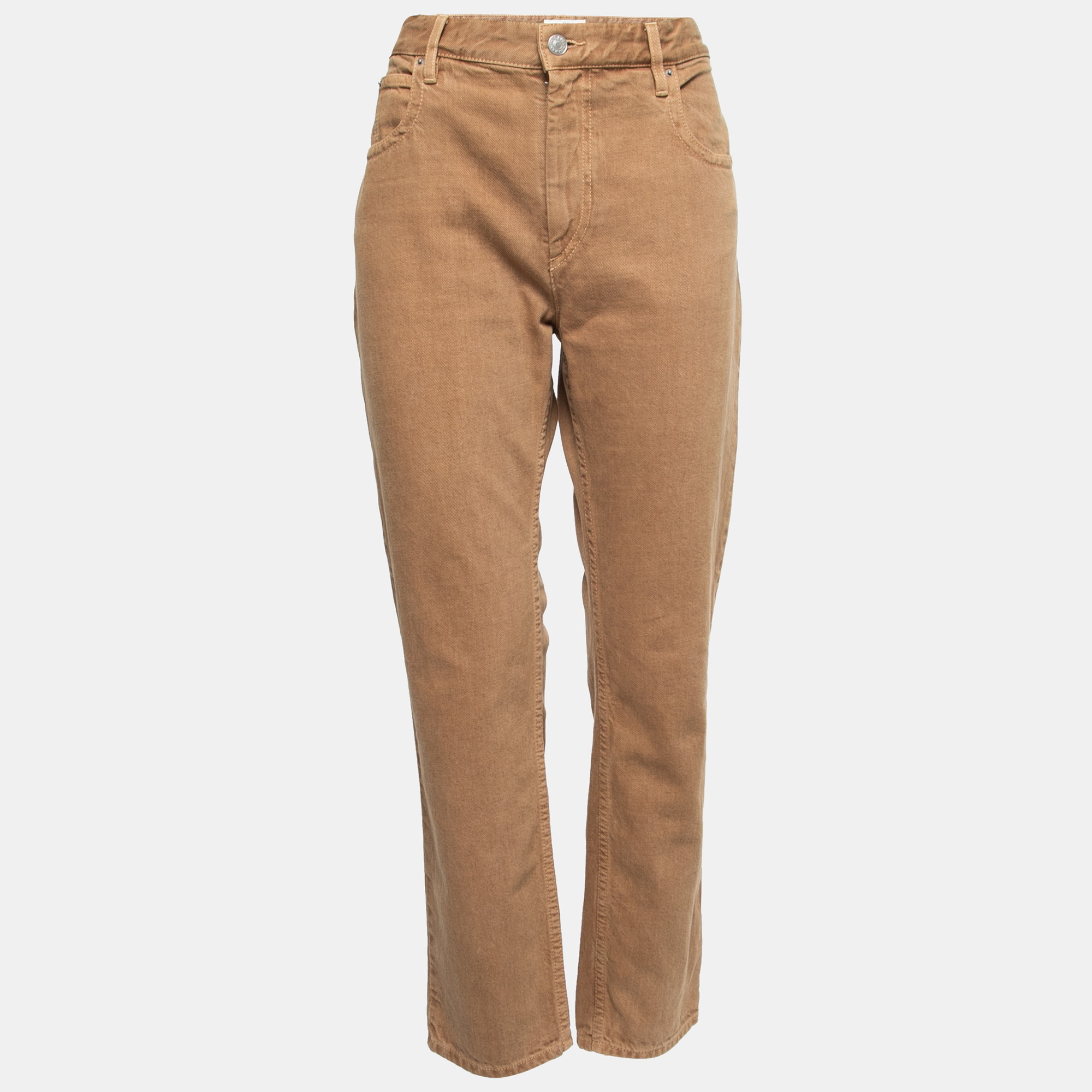 Isabel Marant Etoile Khaki Brown Denim Jeans M Waist 32"