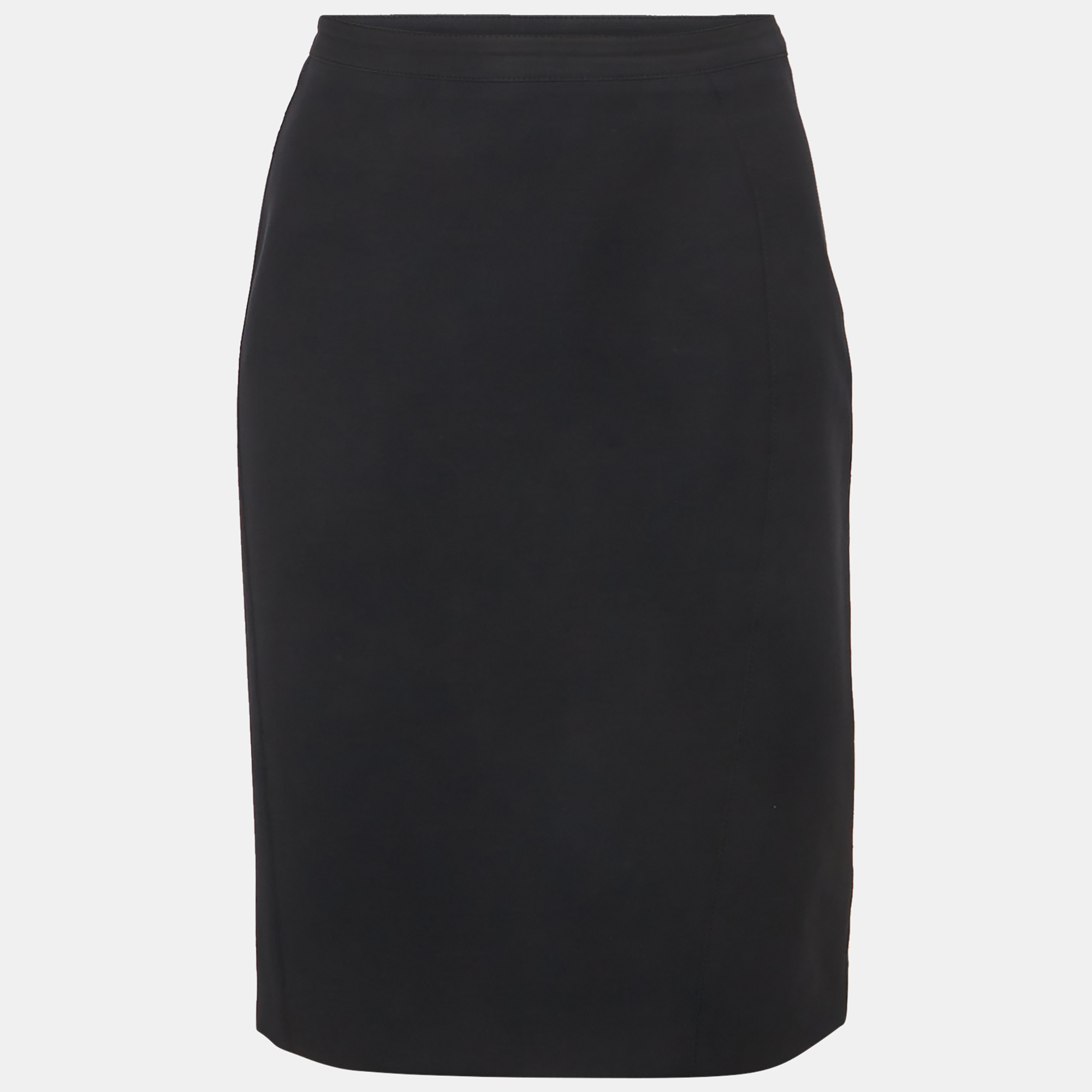Armani Collezioni Black Knit Pencil Skirt L