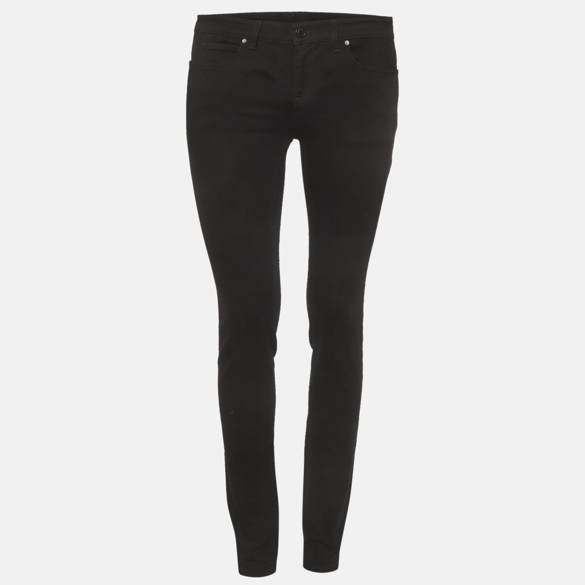 Gucci Black Denim Skinny Fit Jeans S/Waist 28"