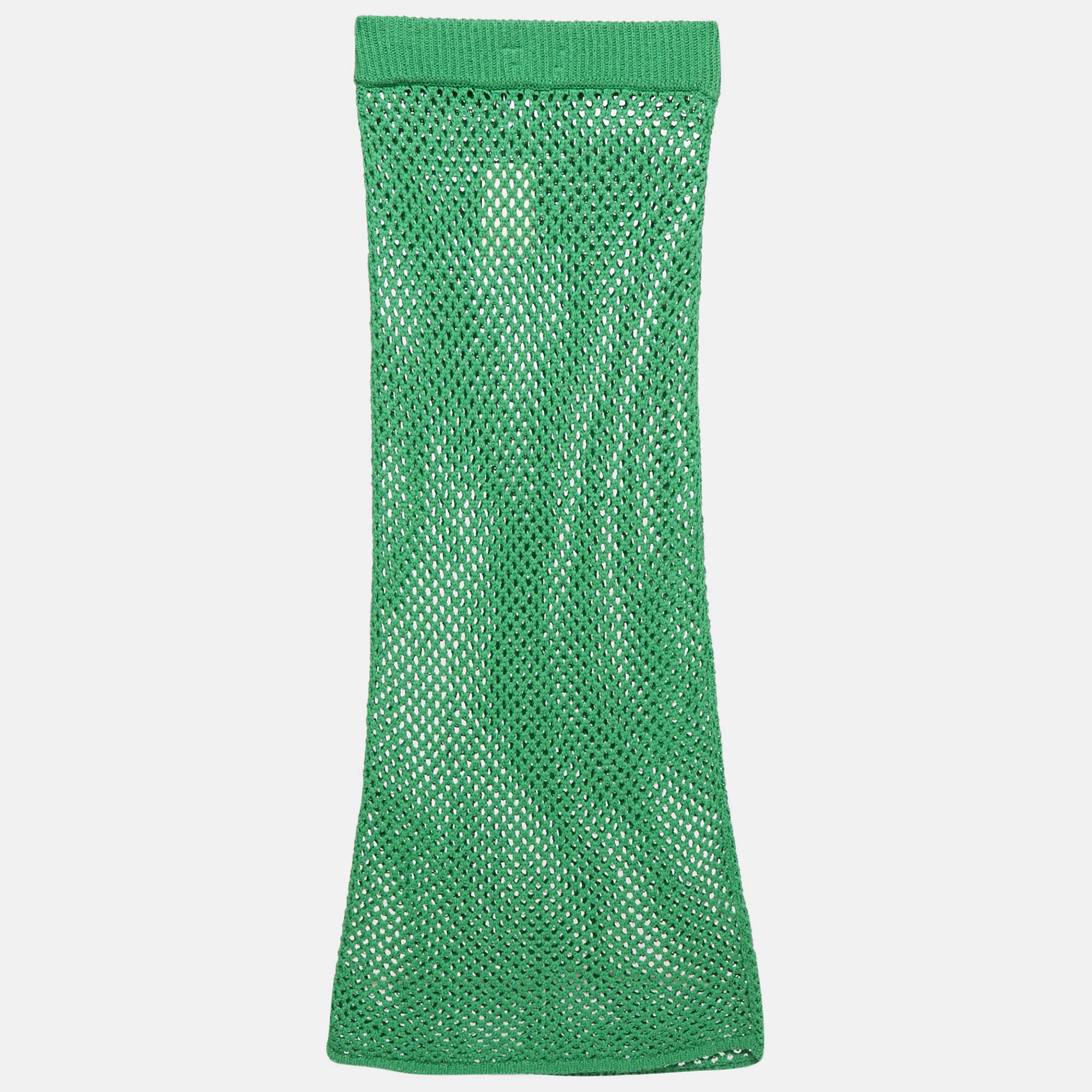 Monday Swimwear Palm Green Crochet Cape May Skirt M