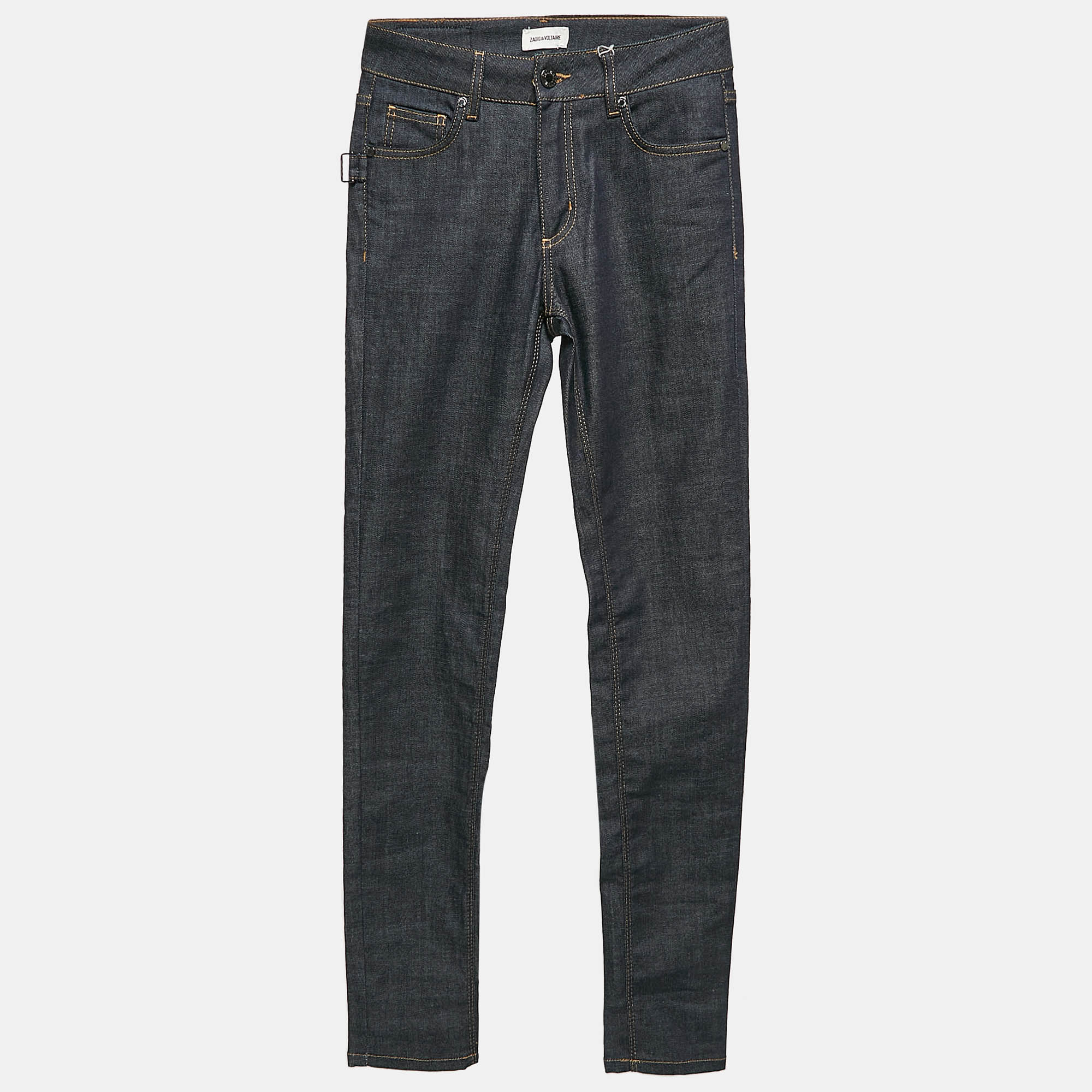 Zadig & Voltaire Indigo Blue Denim Jeans S Waist 26"