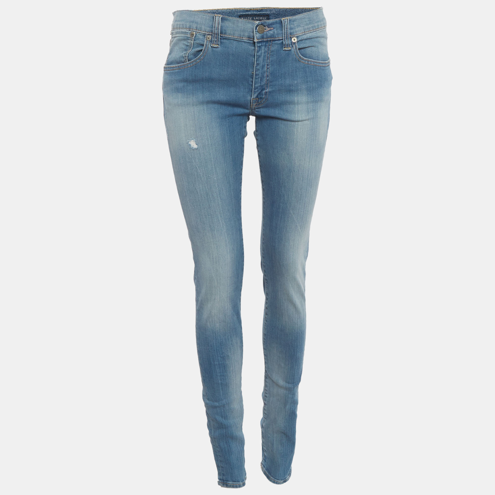 Ralph Lauren Blue Denim Sullivan Super Skinny Jeans M