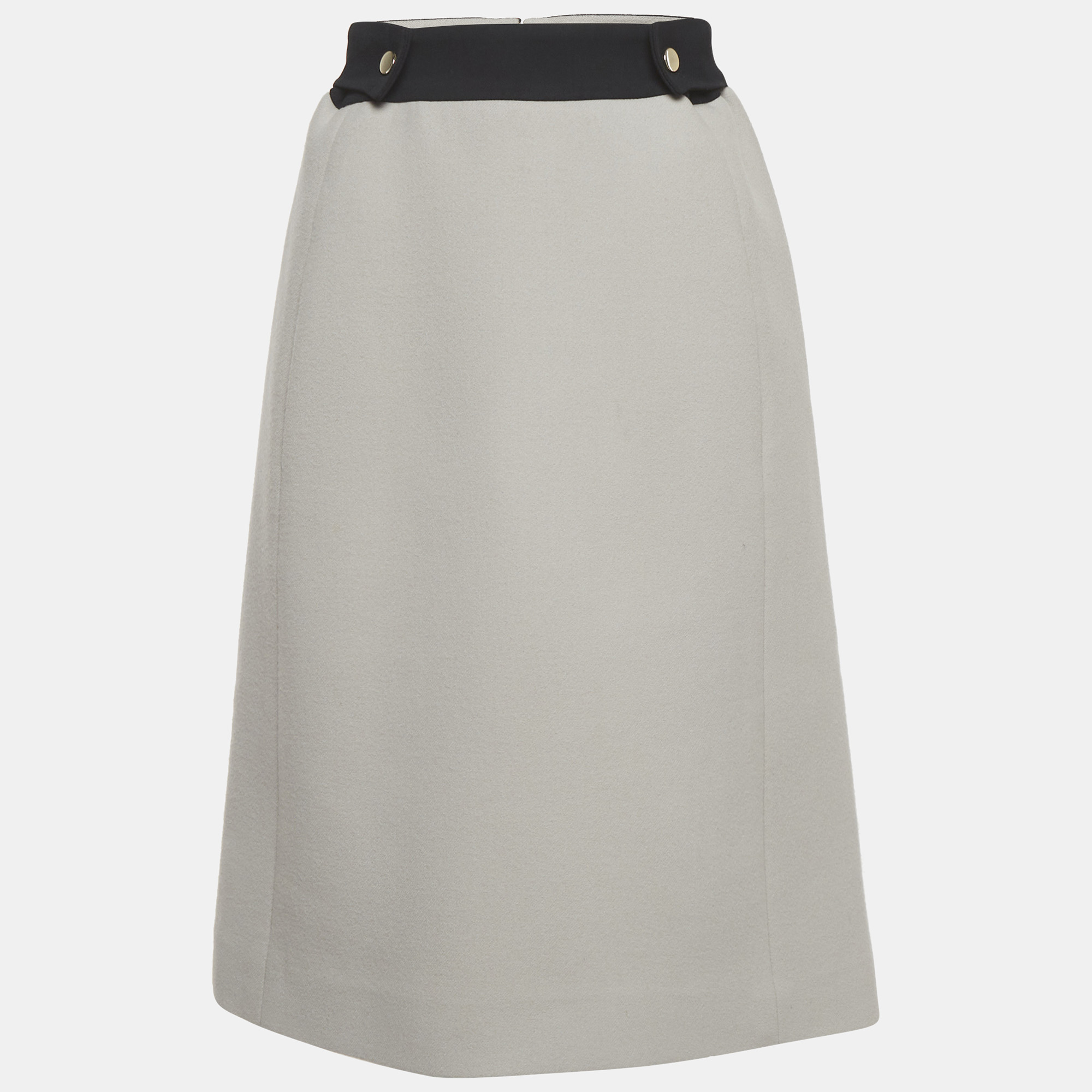 Chlo&eacute; Grey Wool Pencil Skirt S Chloe