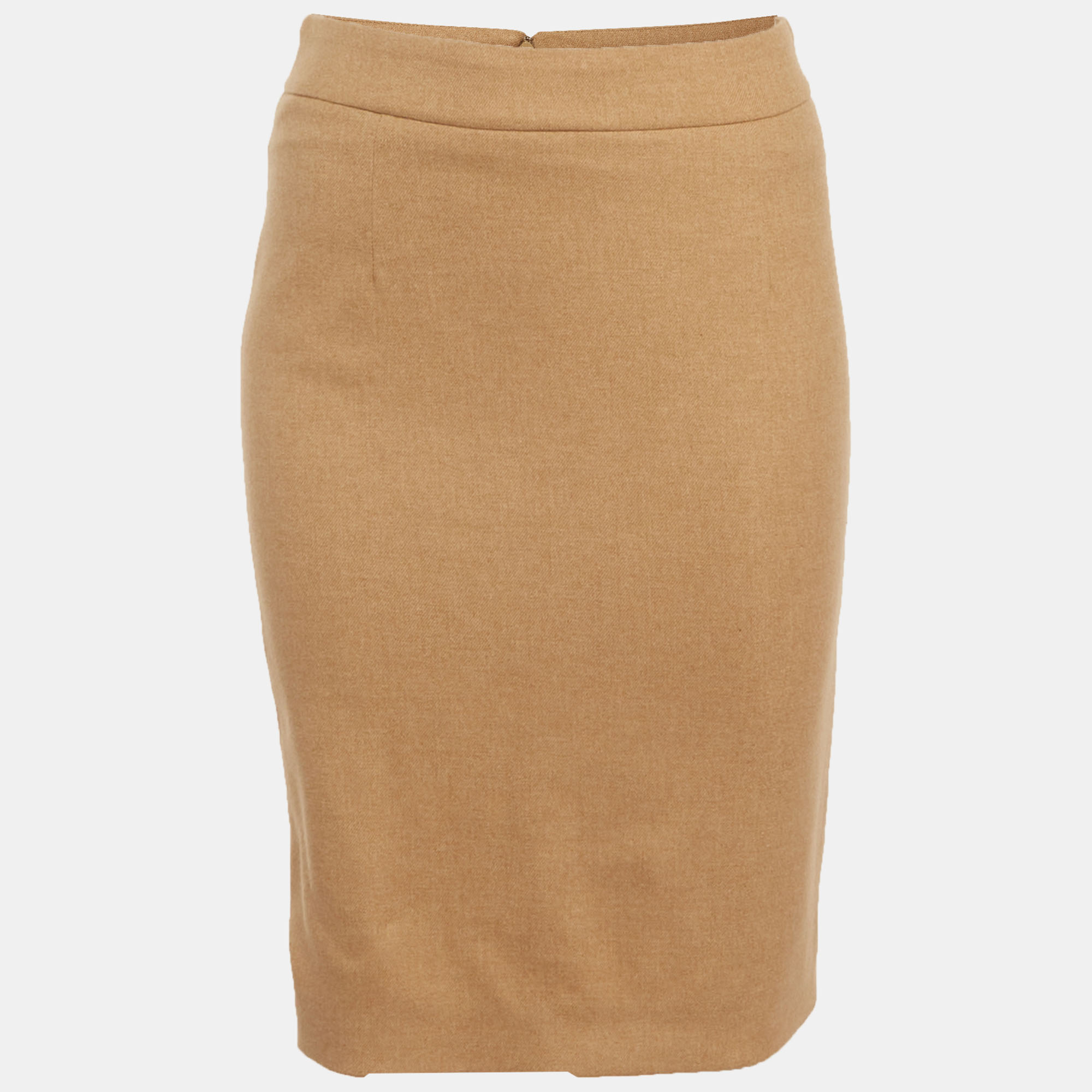Loro Piana Beige Cashmere Pencil Skirt S
