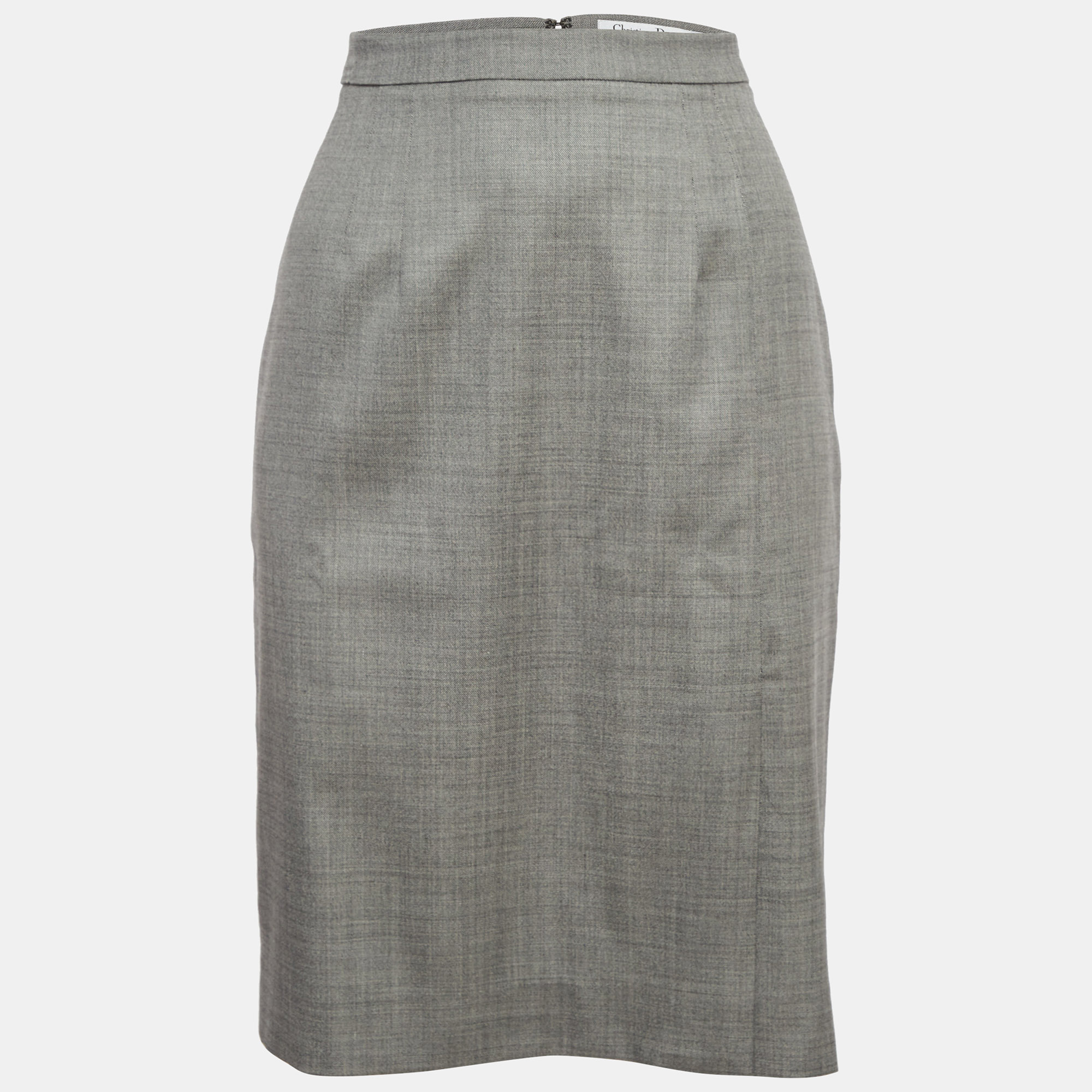 Christian Dior Wool Pencil Skirt M