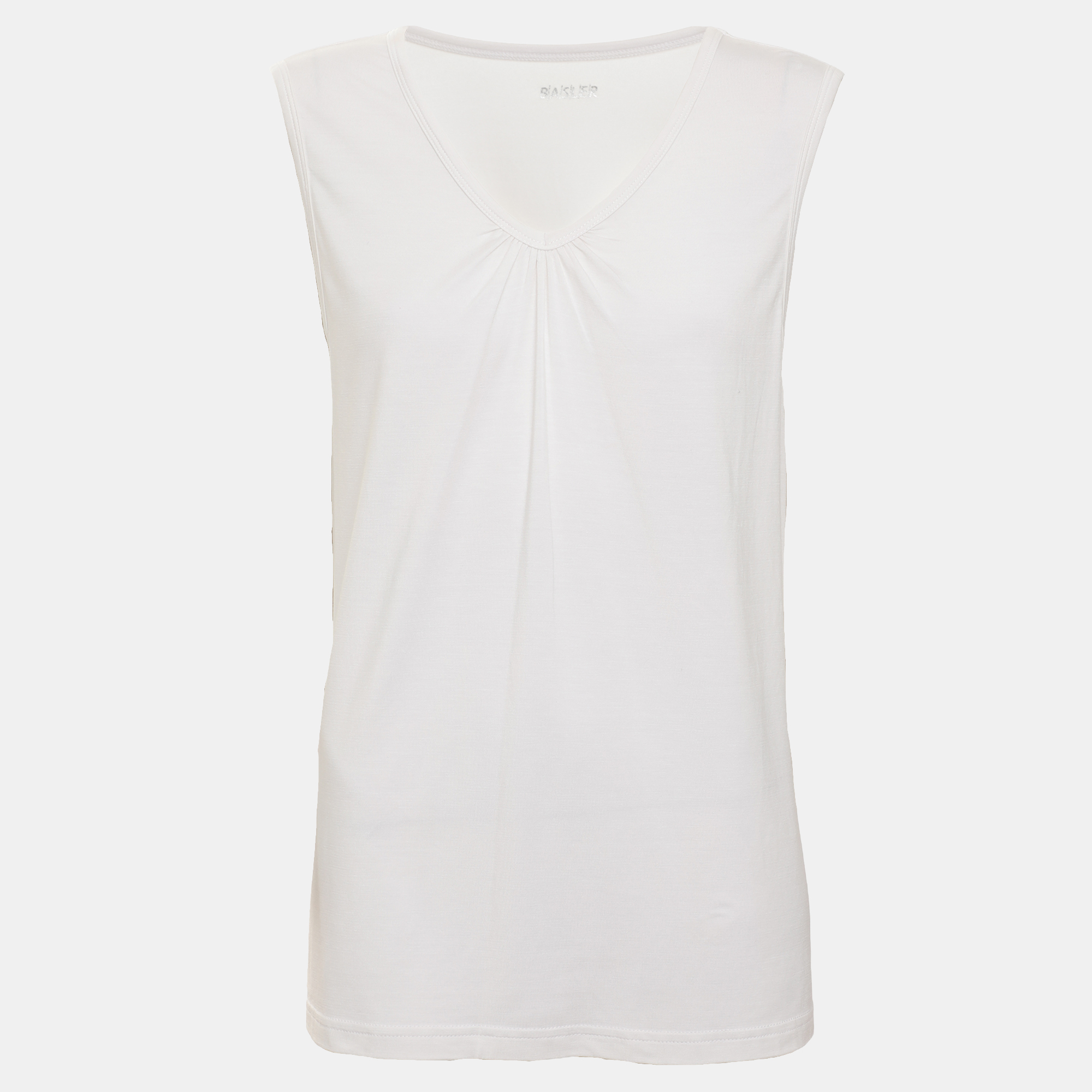 Basler White Jersey Sleeveless Top XL