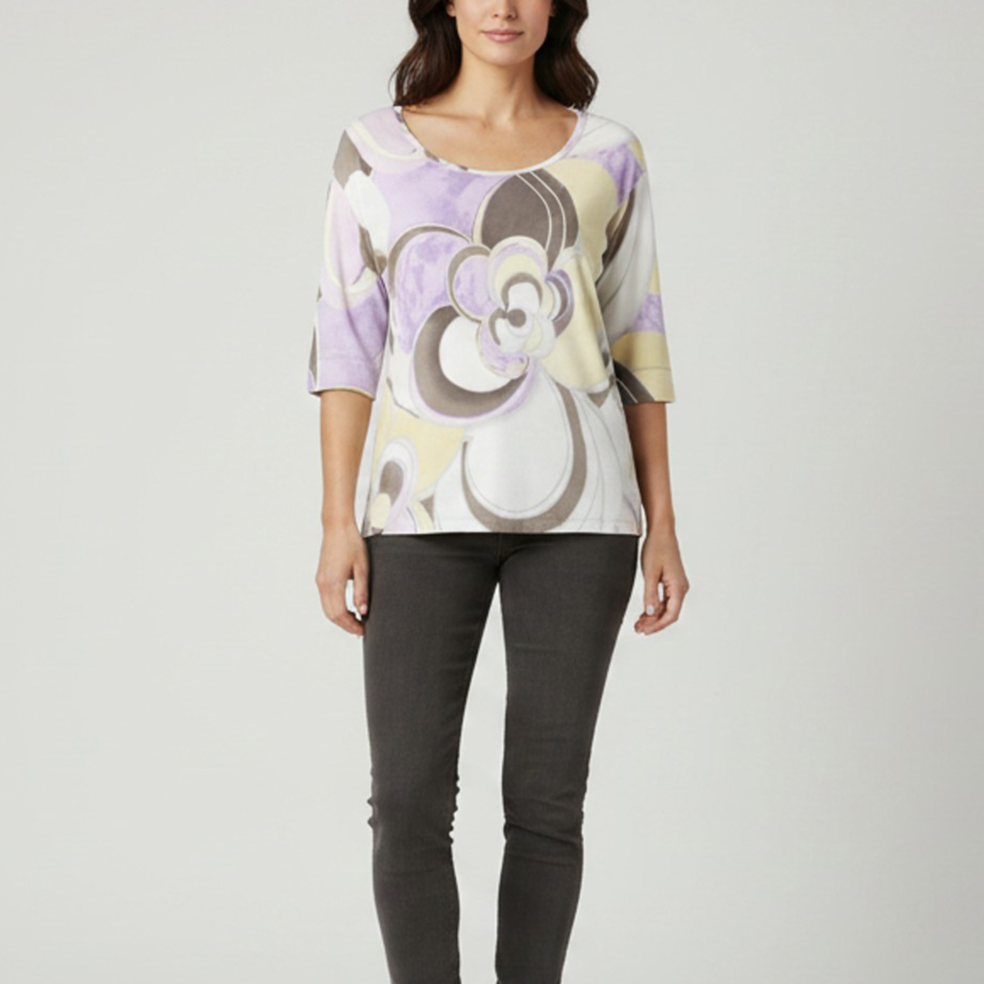 Basler Multicolor Dyed Jersey Top XL