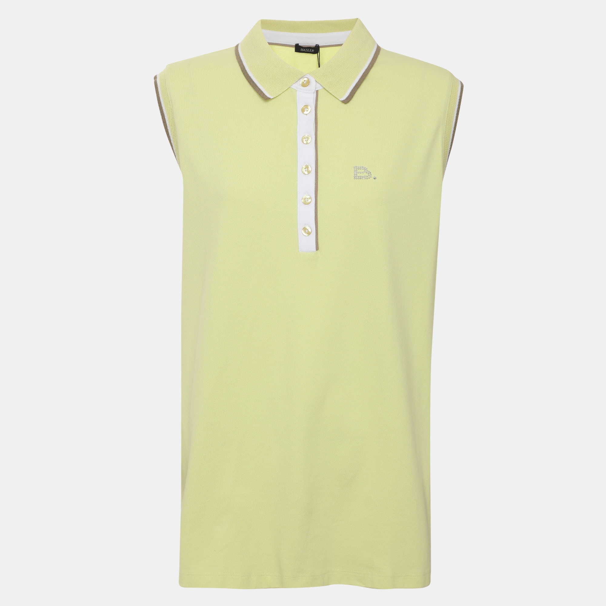 Basler Green Jersey Sleeveless Top XXXL