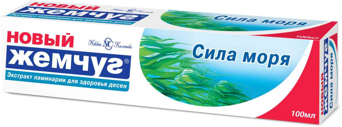 Зубная паста Новый Жемчуг сила моря