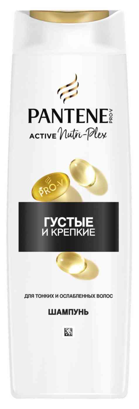 Шампунь для тонких, ослабленных волос Pantene Pro-V Густые и крепкие