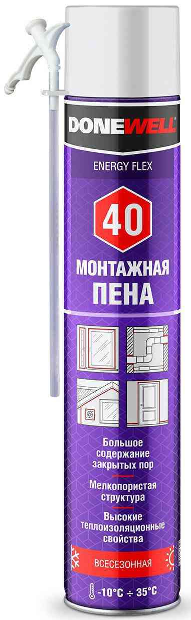 Пена монтажная Energy Flex40 всесезонная Гипермаркет «Глобус» ИМ