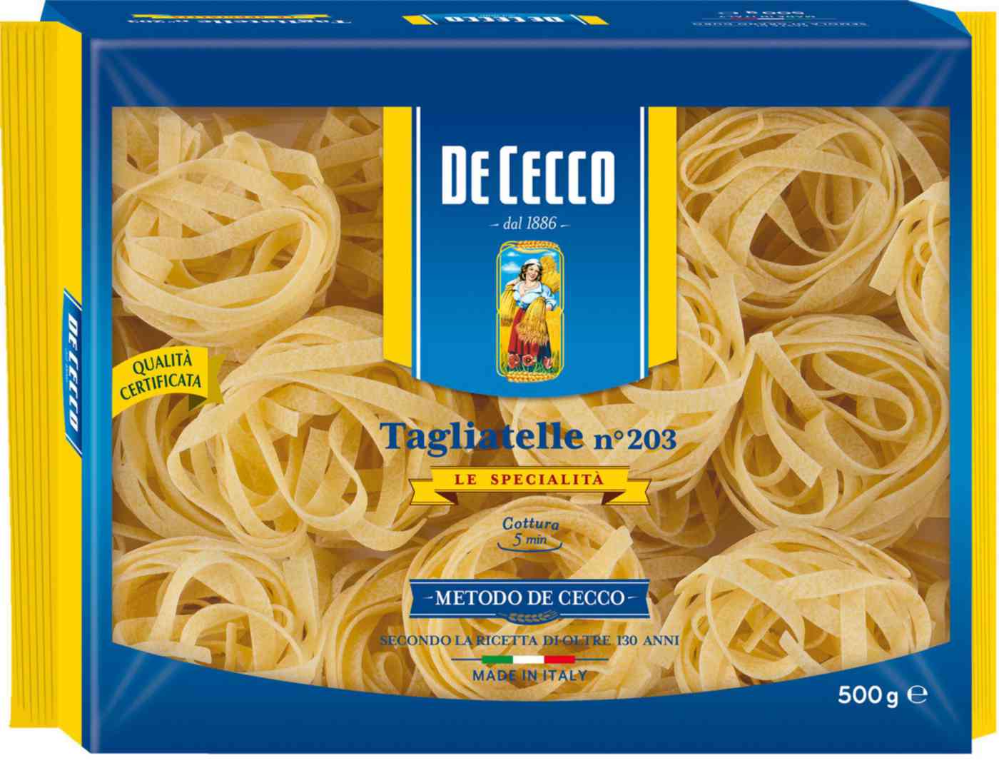 Макаронные изделия De Cecco Tagliatelle n.203