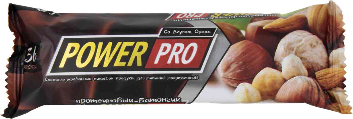 Батончик протеиновый Power Pro орех