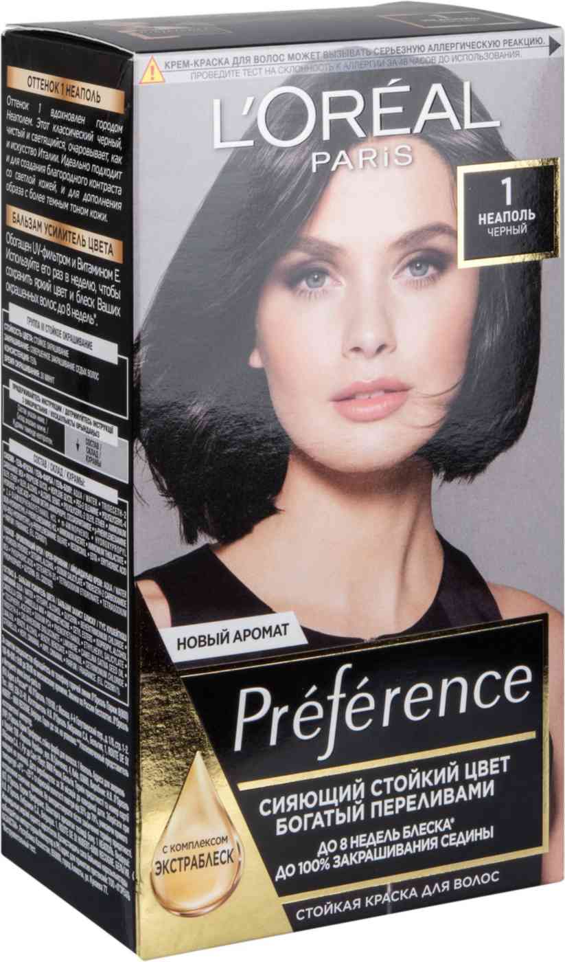 Стойкая крем-краска для волос L'Oreal Paris Preference 1.0 Неаполь