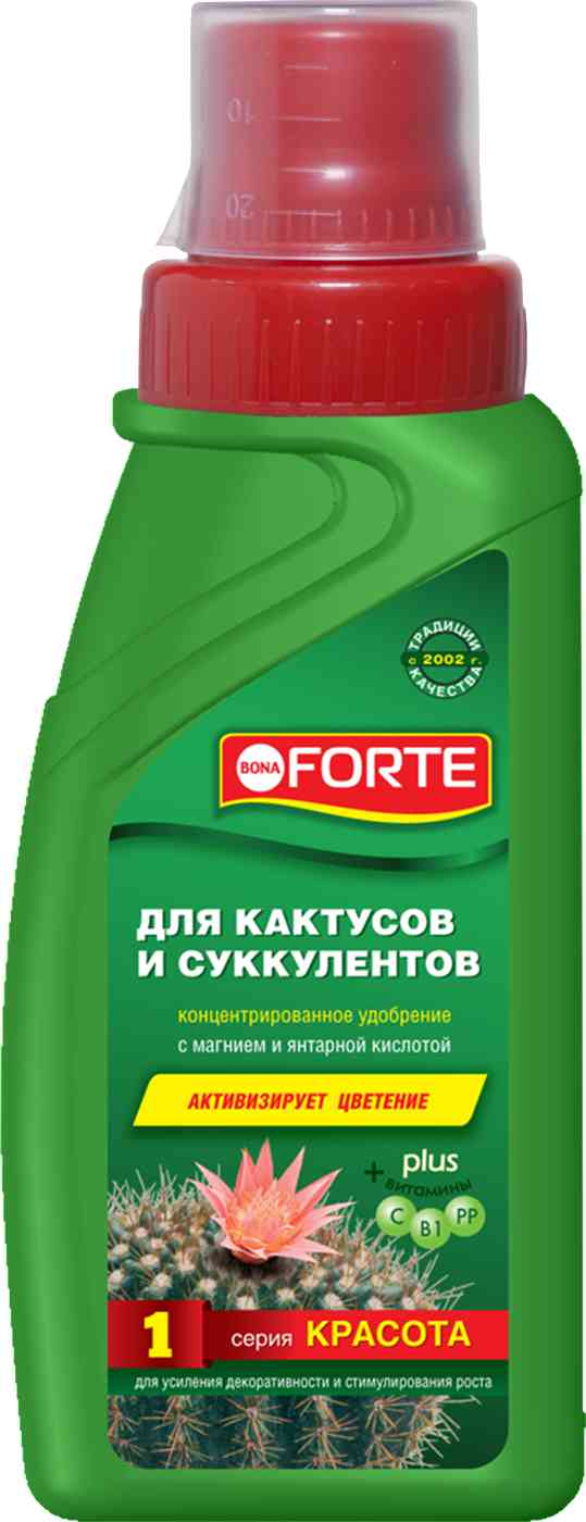 Удобрение жидкое Bona Forte Концентрат для кактусов