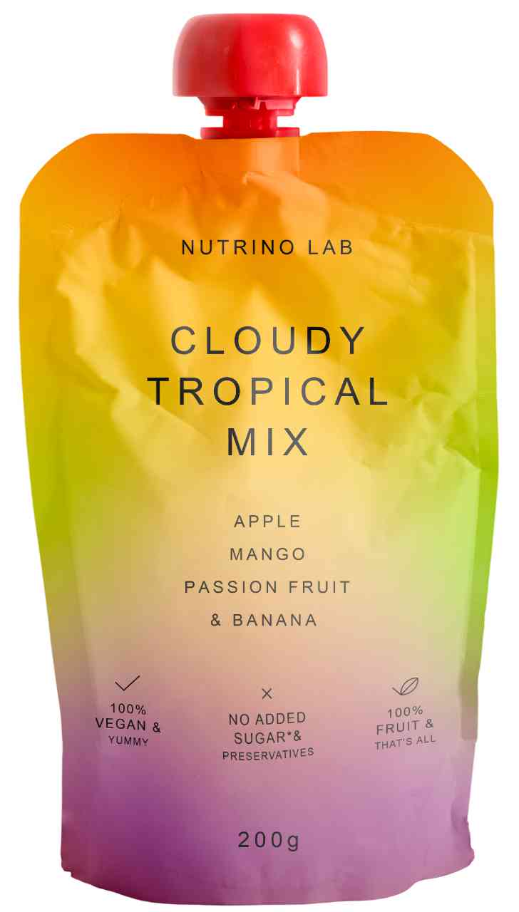 Пюре фруктовое Nutrino Lab Яблоко, манго, маракуйя, банан