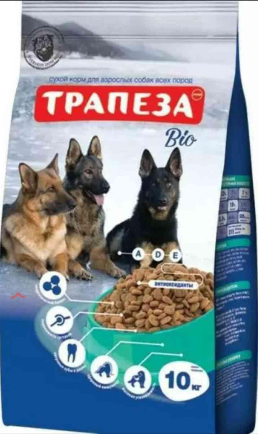 Сухой корм для собак всех пород Трапеза Bio