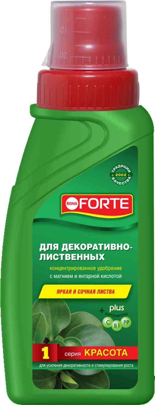 Удобрение жидкое Bona Forte Концентрат для декоративно-лиственных