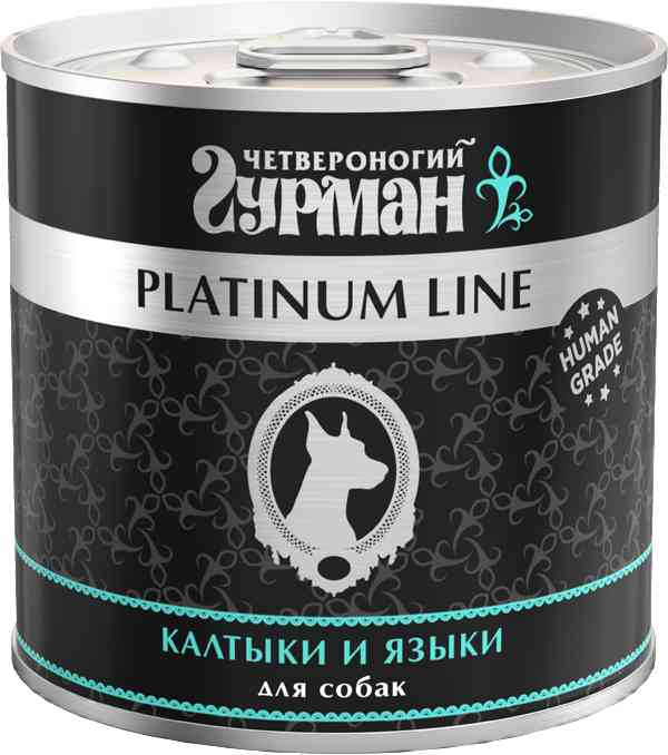 Влажный корм для собак Четвероногий гурман Platinum Line калтык-язык