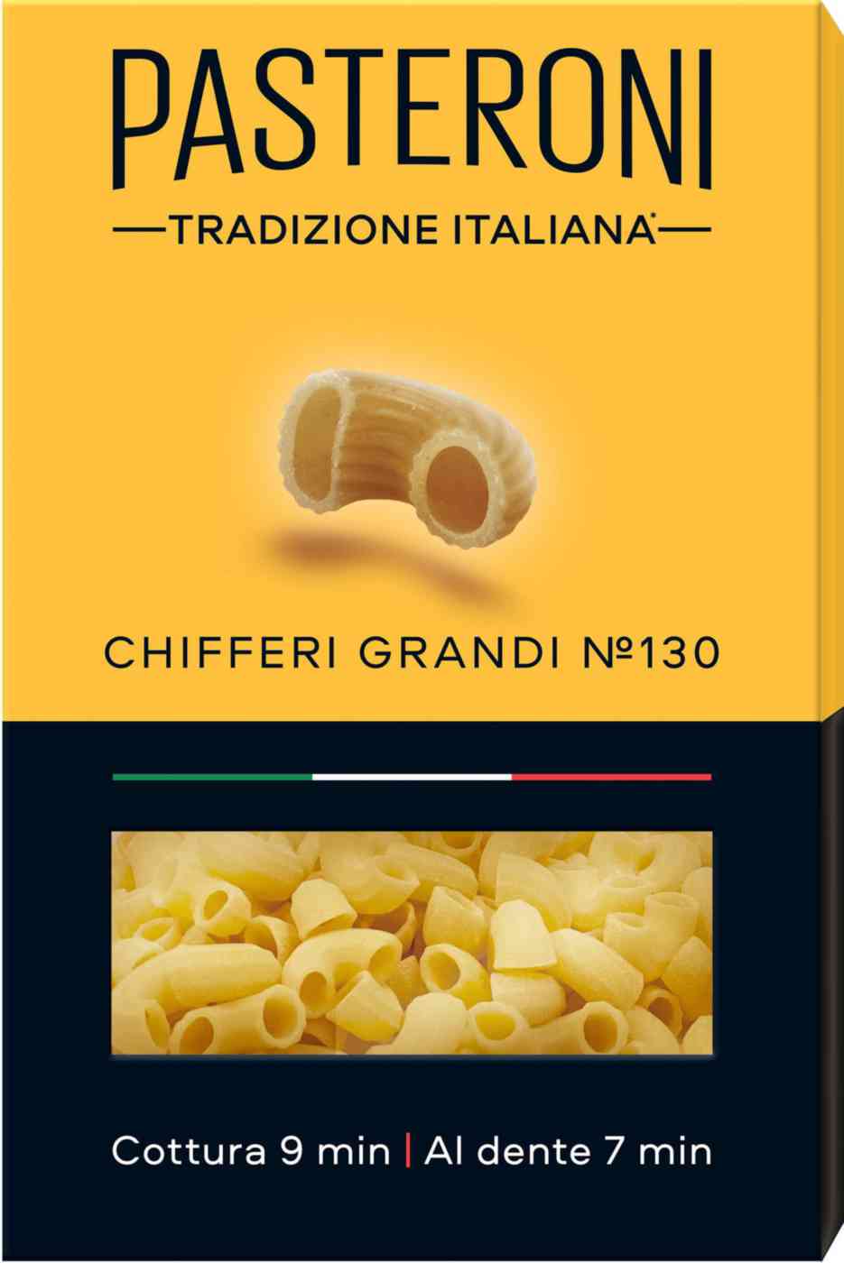 Макаронные изделия Pasteroni Chifferi Grandi №130