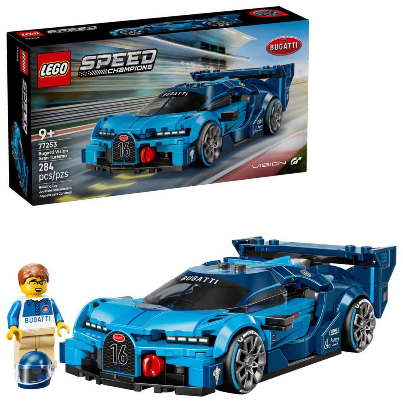 Конструктор LEGO Speed Champions 77253 Bugatti Vision GT Hyper 9+