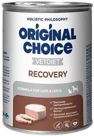 Влажный корм для собак и кошек Original Choice Vetdiet Recovery Восстановительная диета