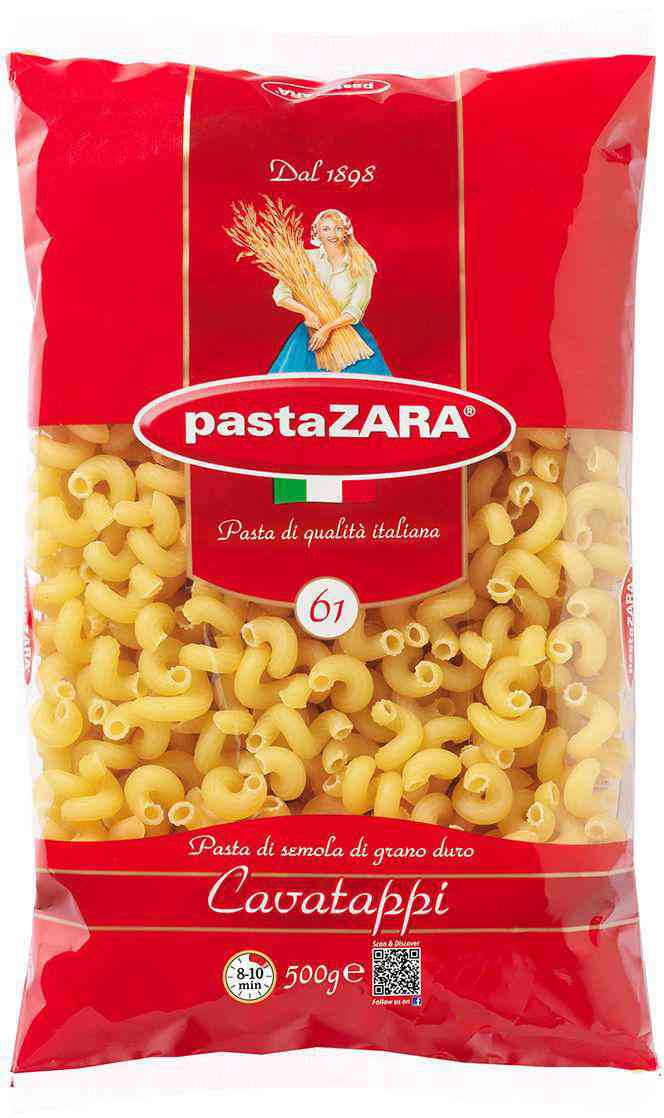Макаронные изделия PastaZara Cavatappi 61