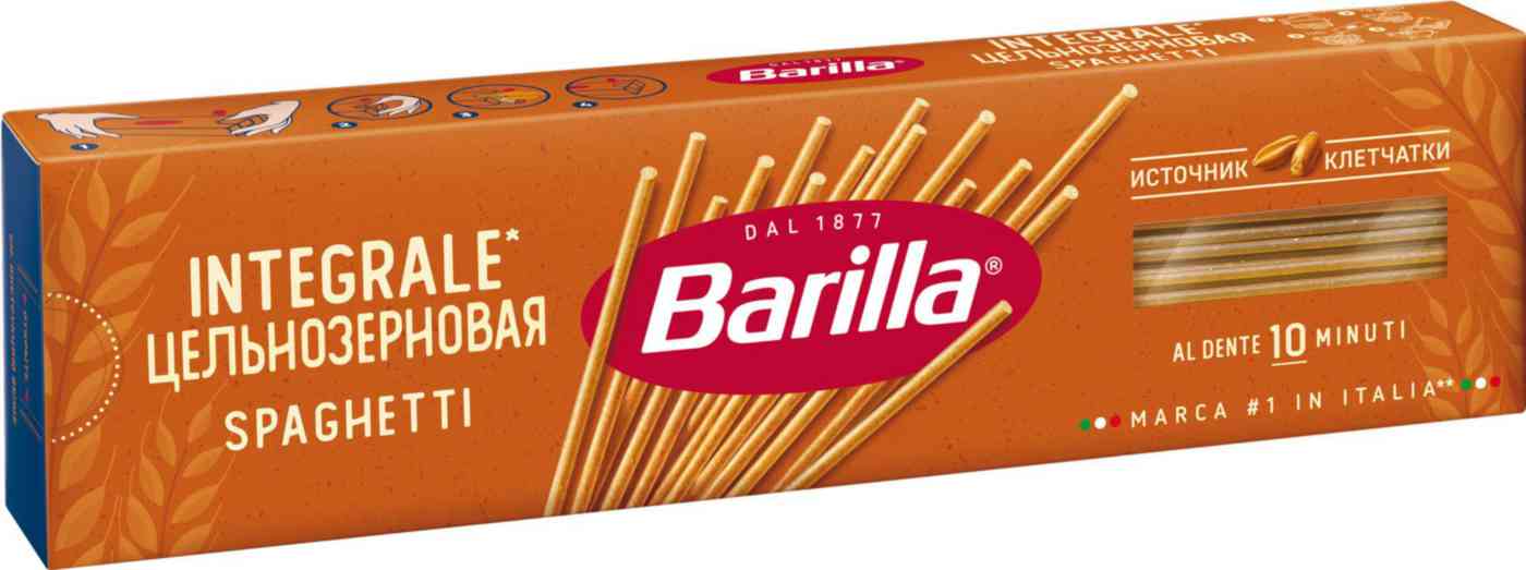 Макаронные изделия Barilla Спагетти цельнозерновые