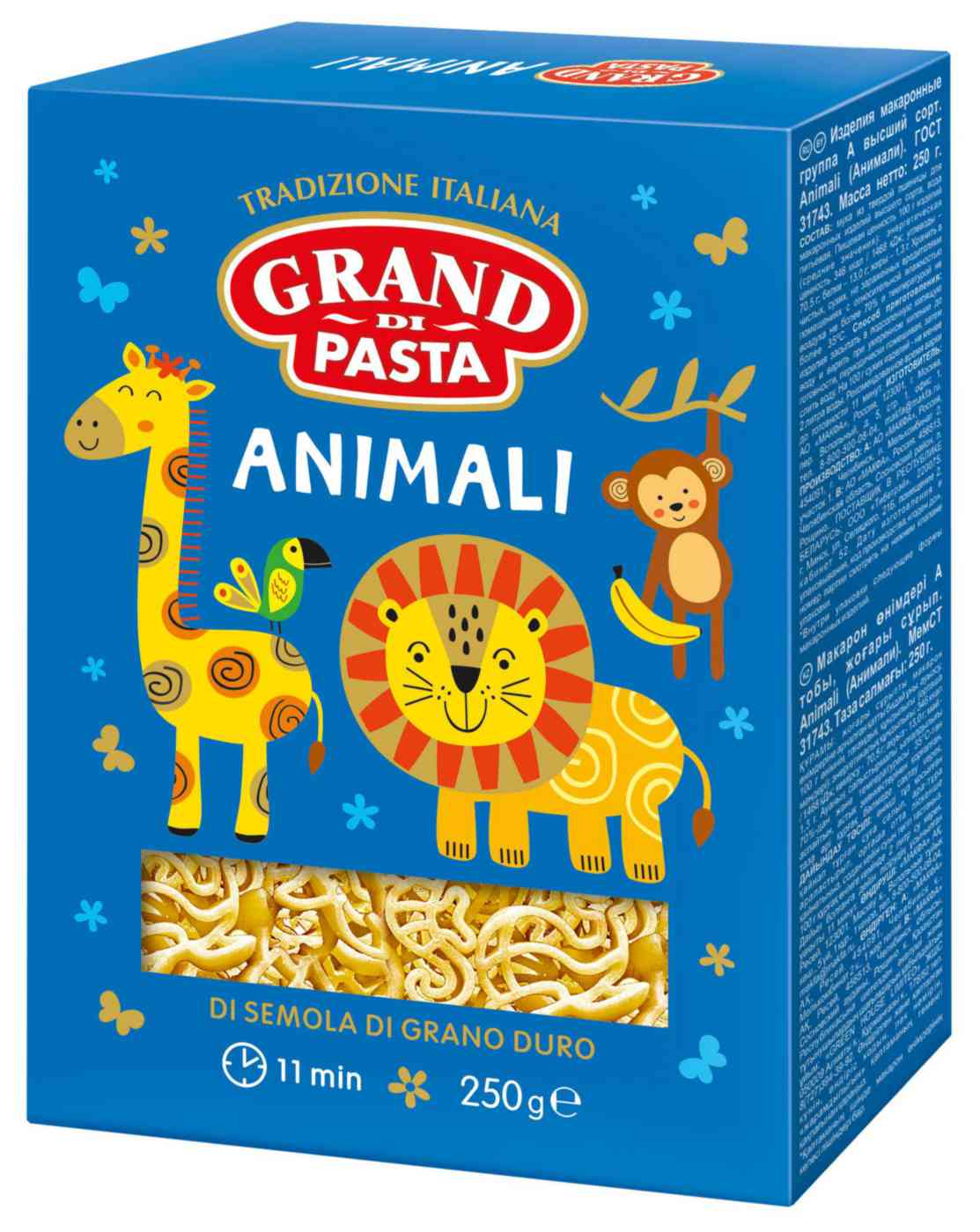 Макаронные изделия Grand Di Pasta Animali