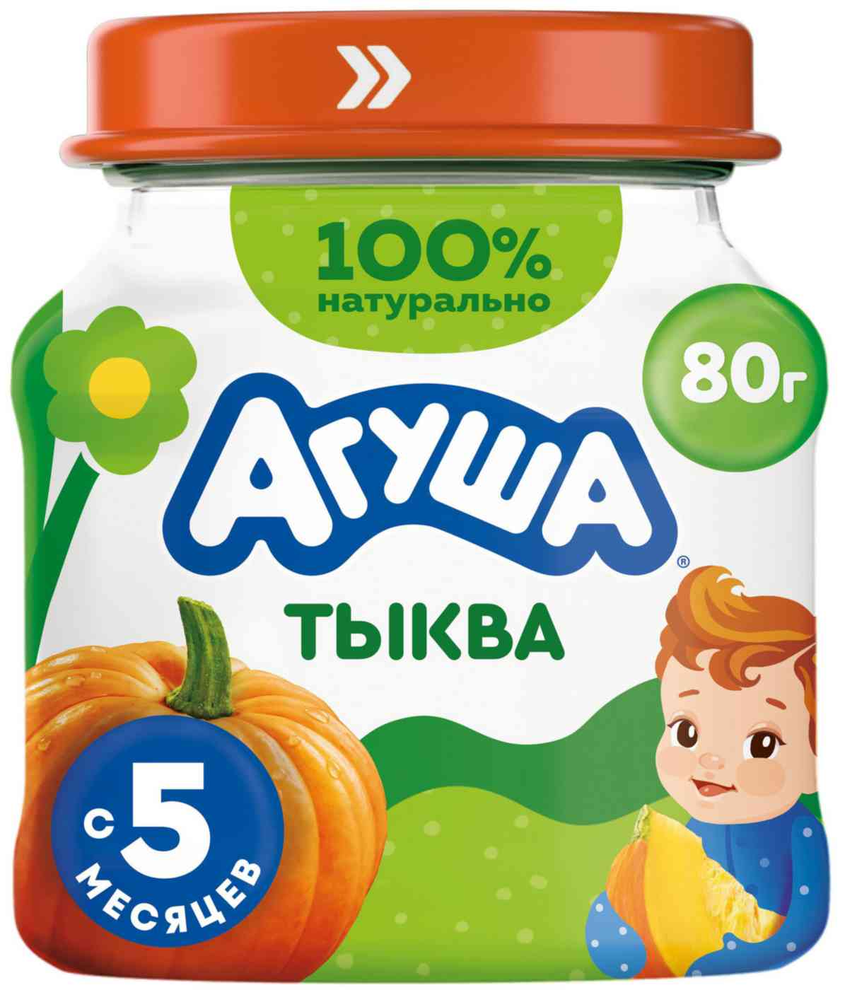 Пюре овощное Агуша тыква с 5 месяцев