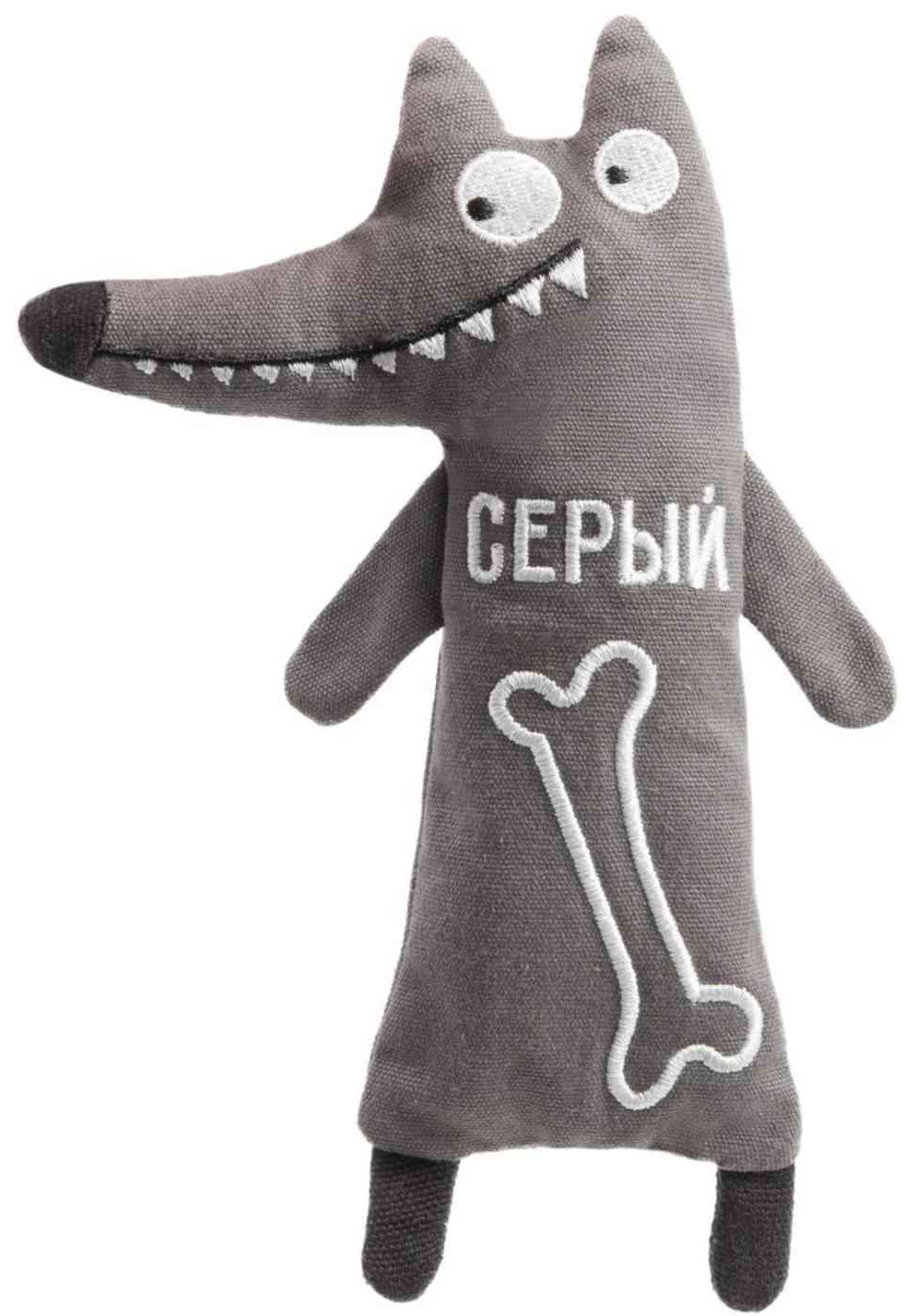Игрушка для собак мягкая Triol Серый волк