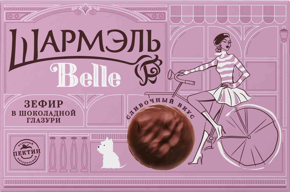 Зефир Шармэль Belle сливочная глазурь