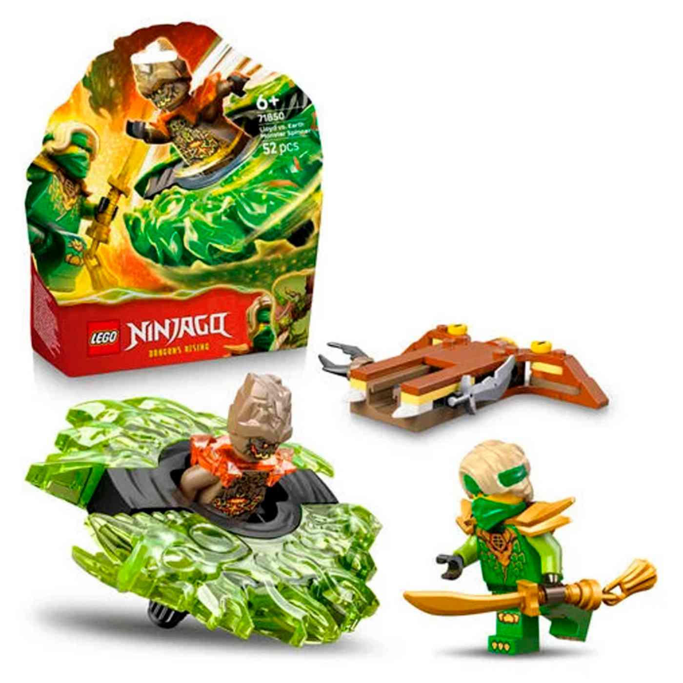 Конструктор LEGO Ninjago 71850 Ллойд против Элементального крутящегося Монстра Земли 6+