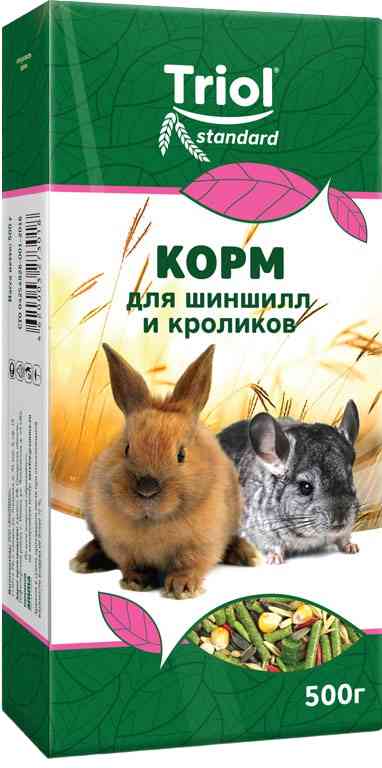 Корм для шиншилл и кроликов Triol Standard