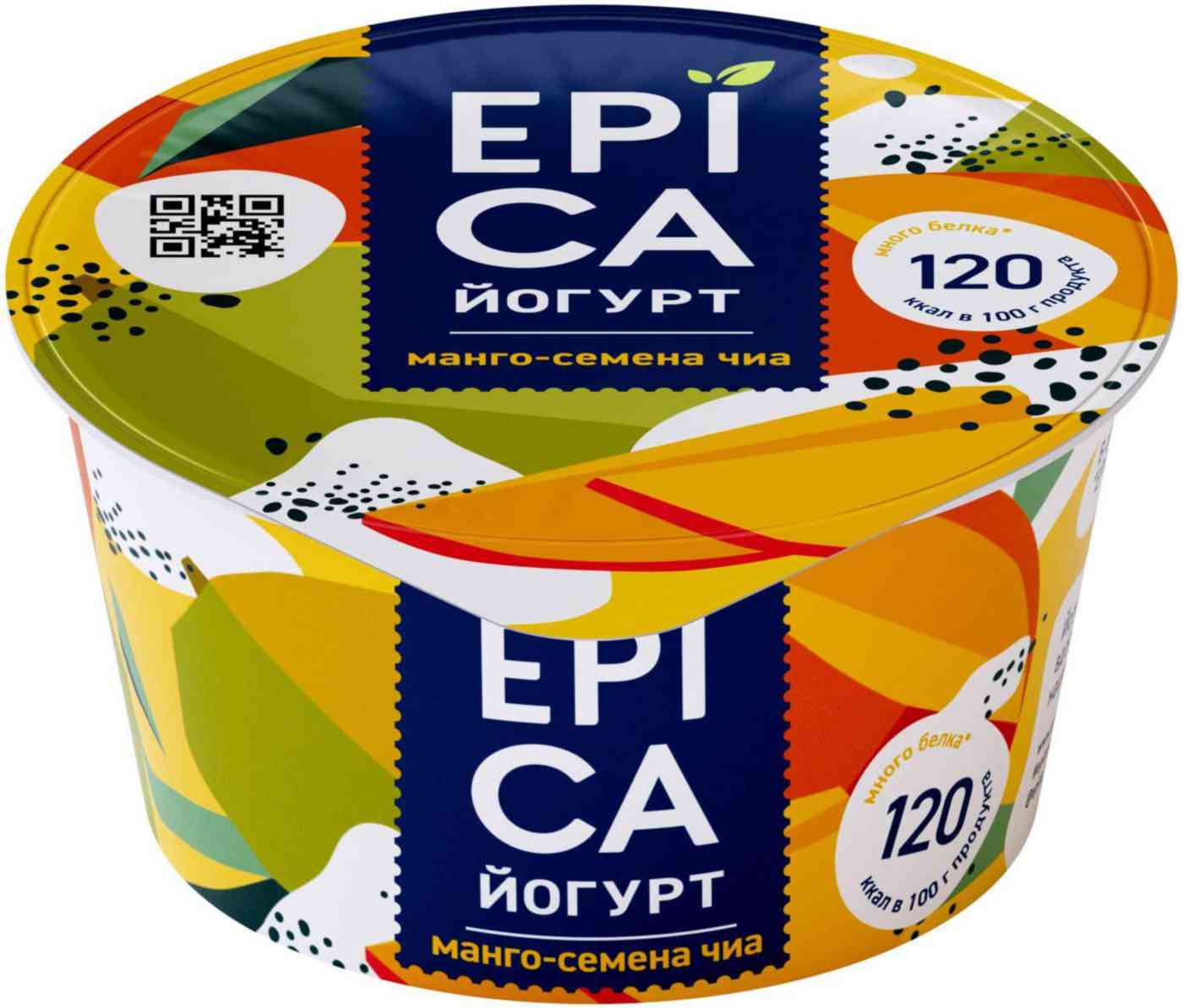 Йогурт Epica Манго-семена чиа 5%