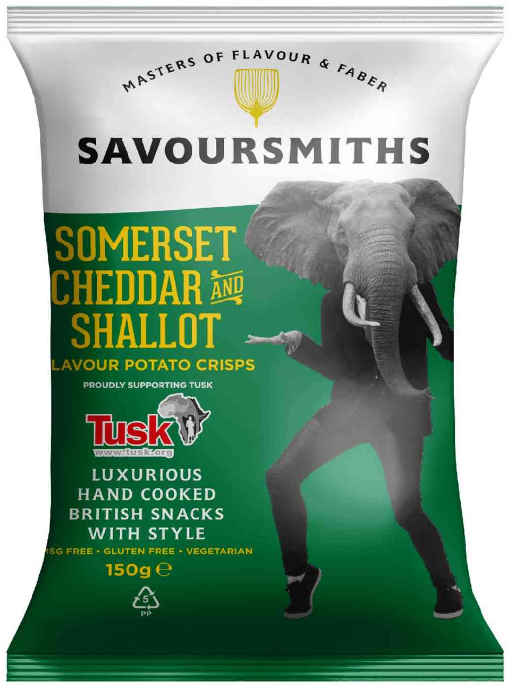 Чипсы картофельные Savoursmiths Сыр и лук