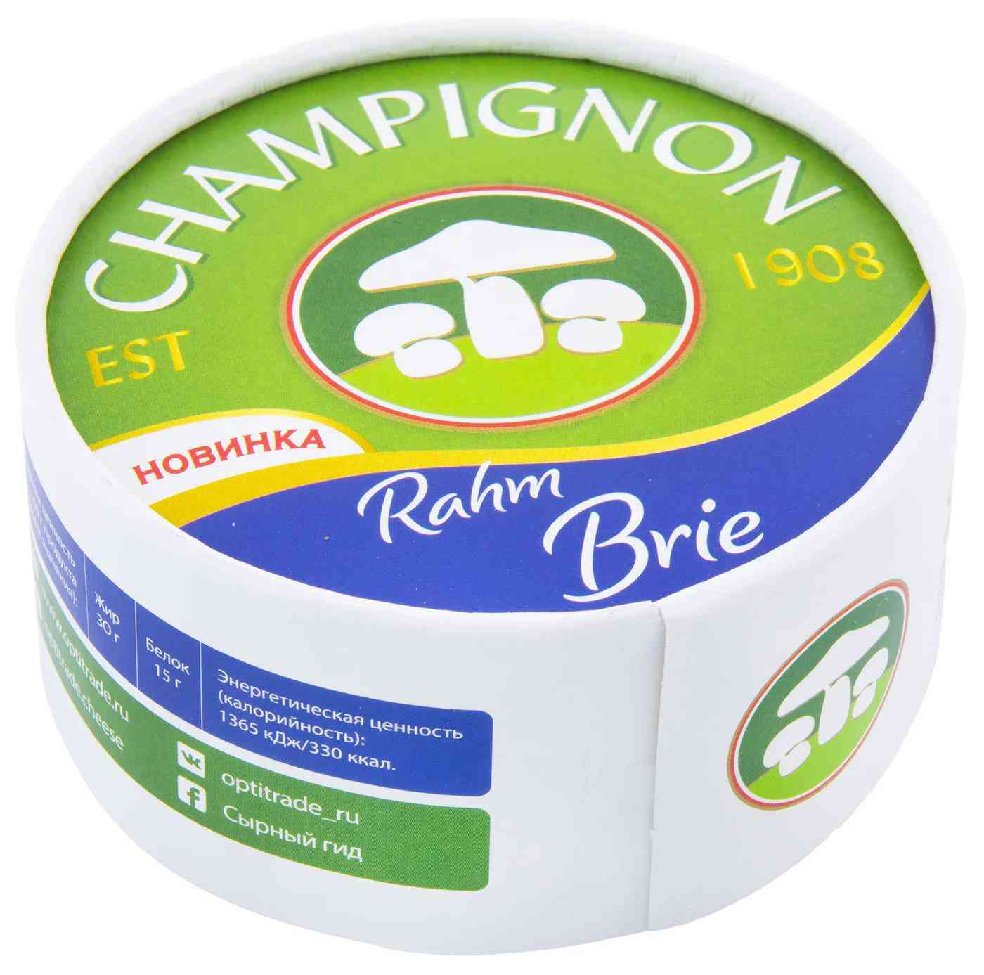 Сыр Champignon EST. 1908 Бри сливочный с белой плесенью 60%