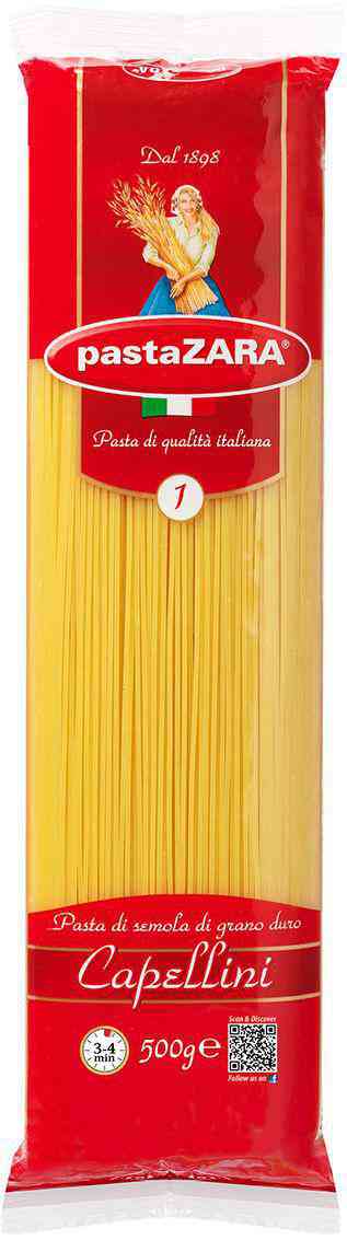 Макаронные изделия PastaZara Capellini 1