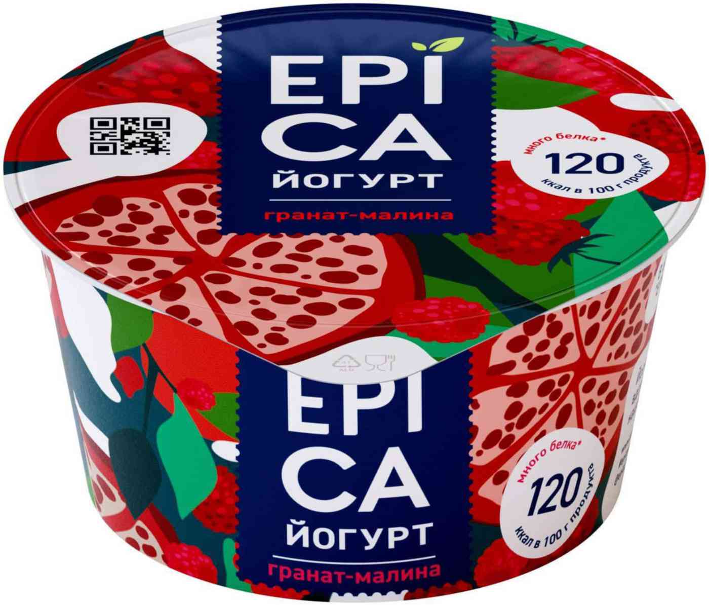 Йогурт Epica Гранат-малина 4,8%