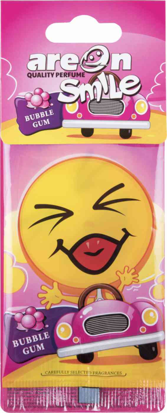 Ароматизатор для автомобиля Areon Smile Bubble Gum