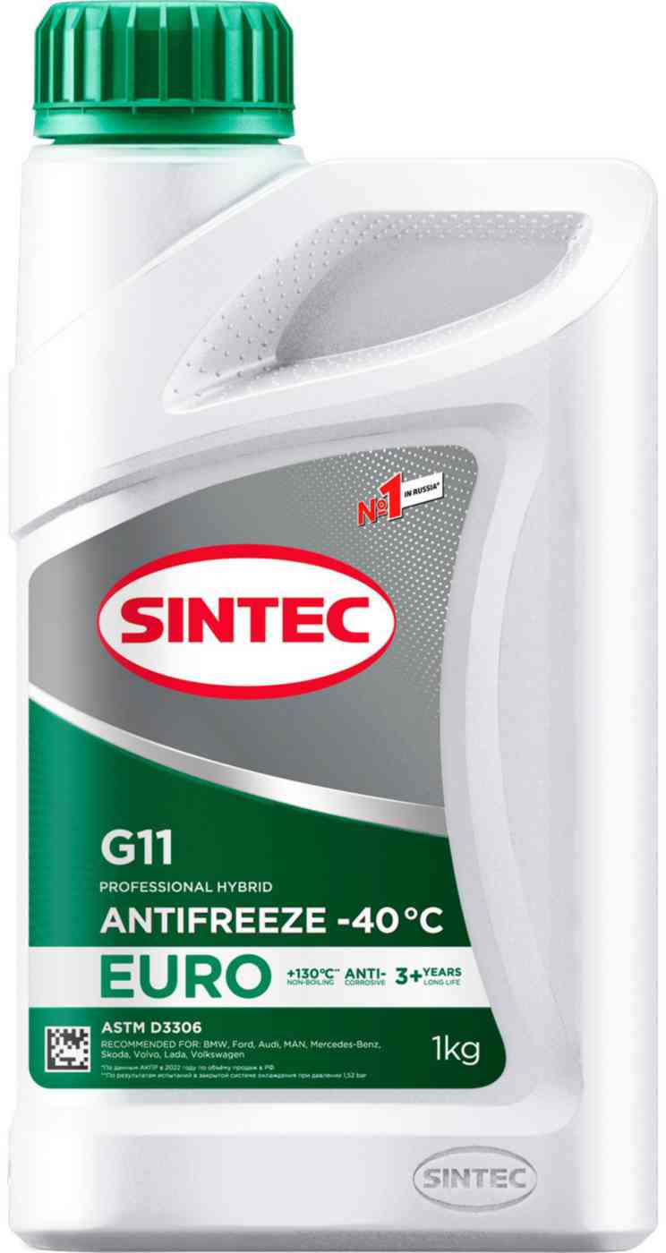 Антифриз зелёный SINTEC Euro G11